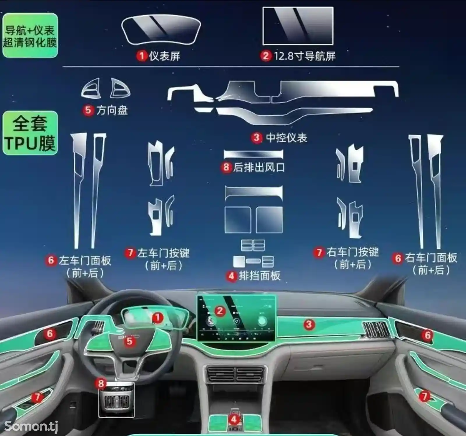 Защита для салона BYD-1