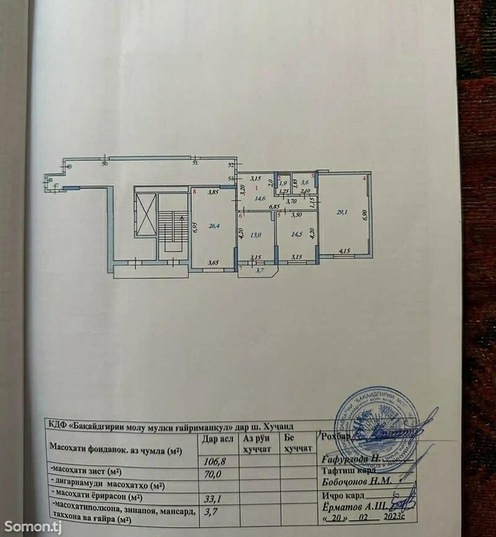 3-комн. квартира, 11 этаж, 107 м², 19 мкр, магазин Амид-11