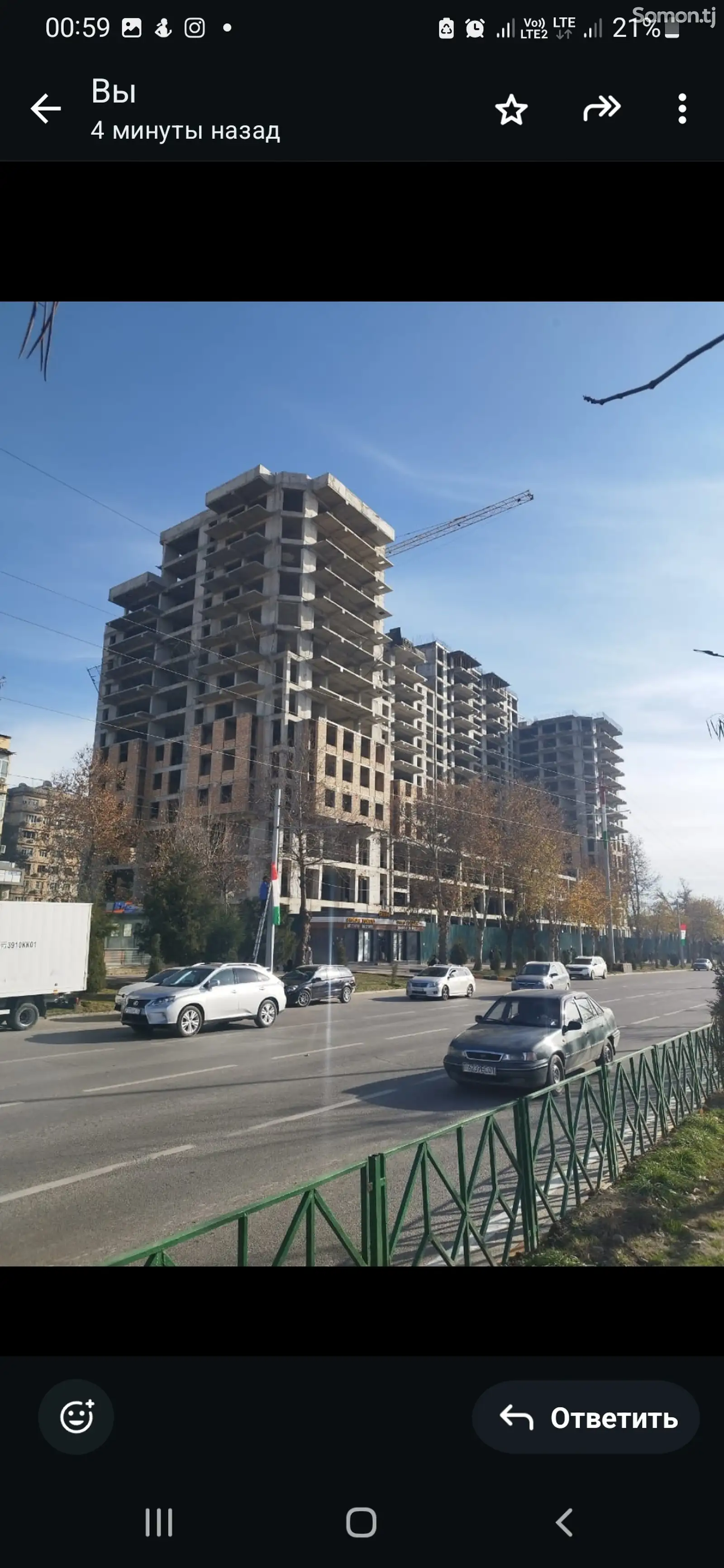 2-комн. квартира, 4 этаж, 59 м², Саховат Ганчина-1