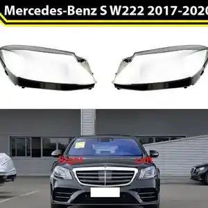 Стекло фары Mercedes S W222 2017-2020