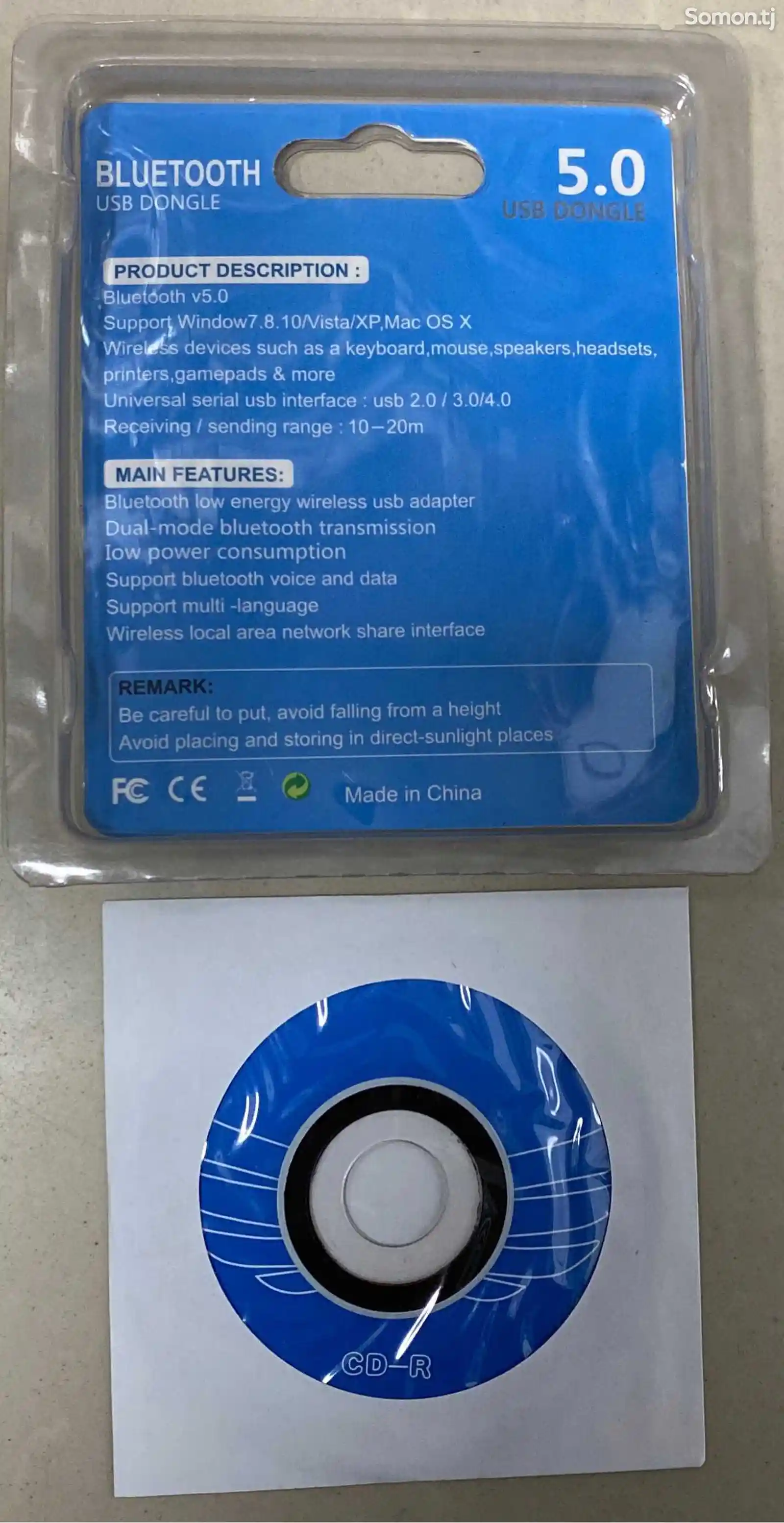 USB 2.0 Bluetooth V5.0 адаптер беспроводной-2