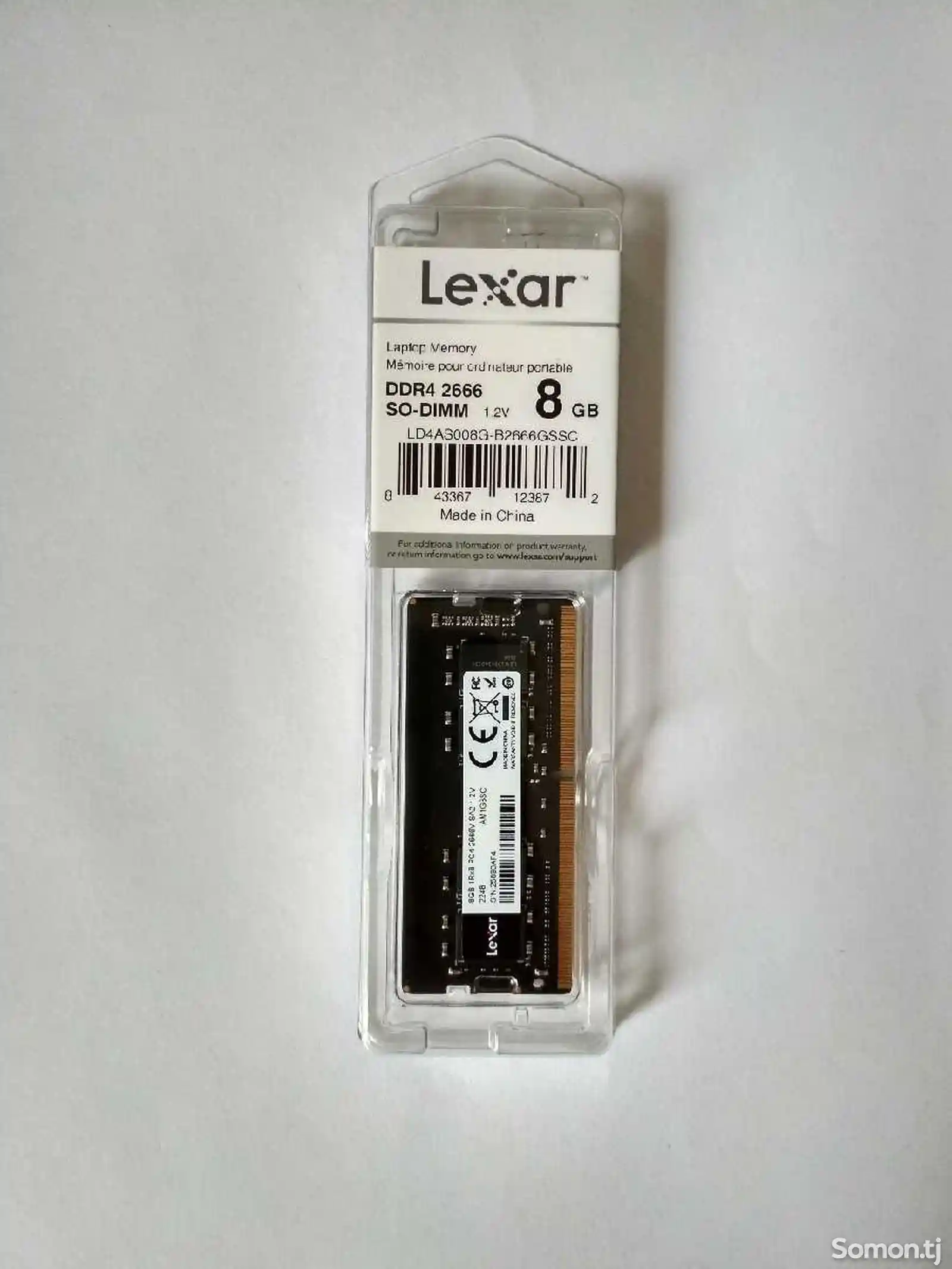 Оперативная память для ноутбуков и нетбуков Lexar DDR4 2666 8GB-2
