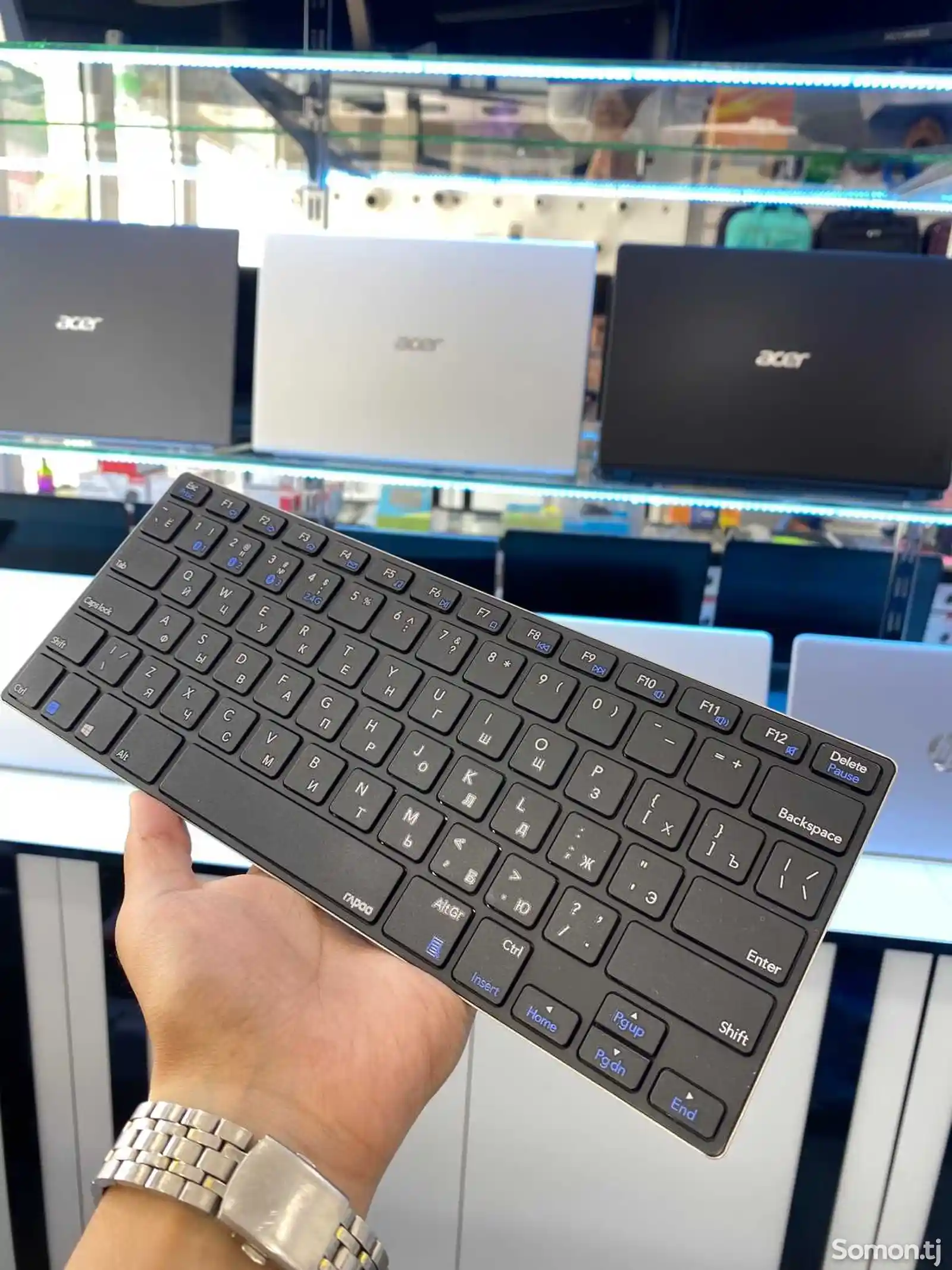 Беспроводная клавиатура с мышкой от Rapoo 9000М-1