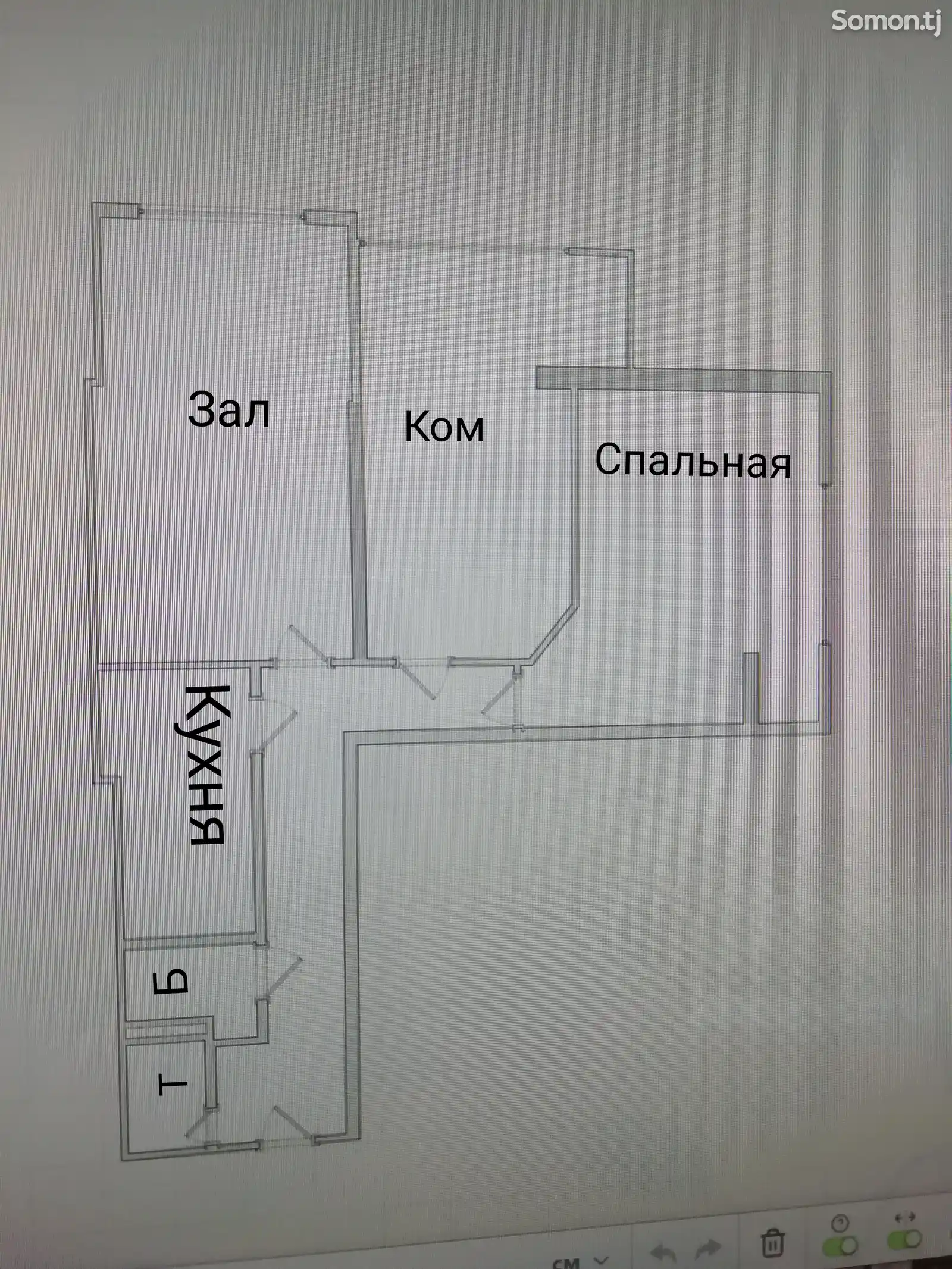 3-комн. квартира, 4 этаж, 60 м², Фирдавсӣ, 65 мкр-4