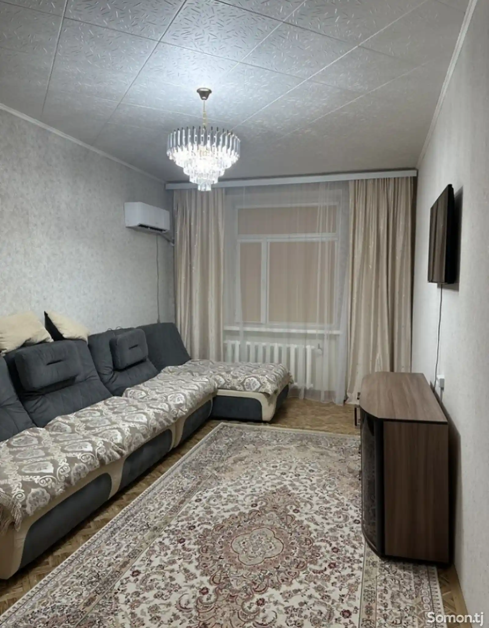 2-комн. квартира, 7 этаж, 62м², И. Сомони-1