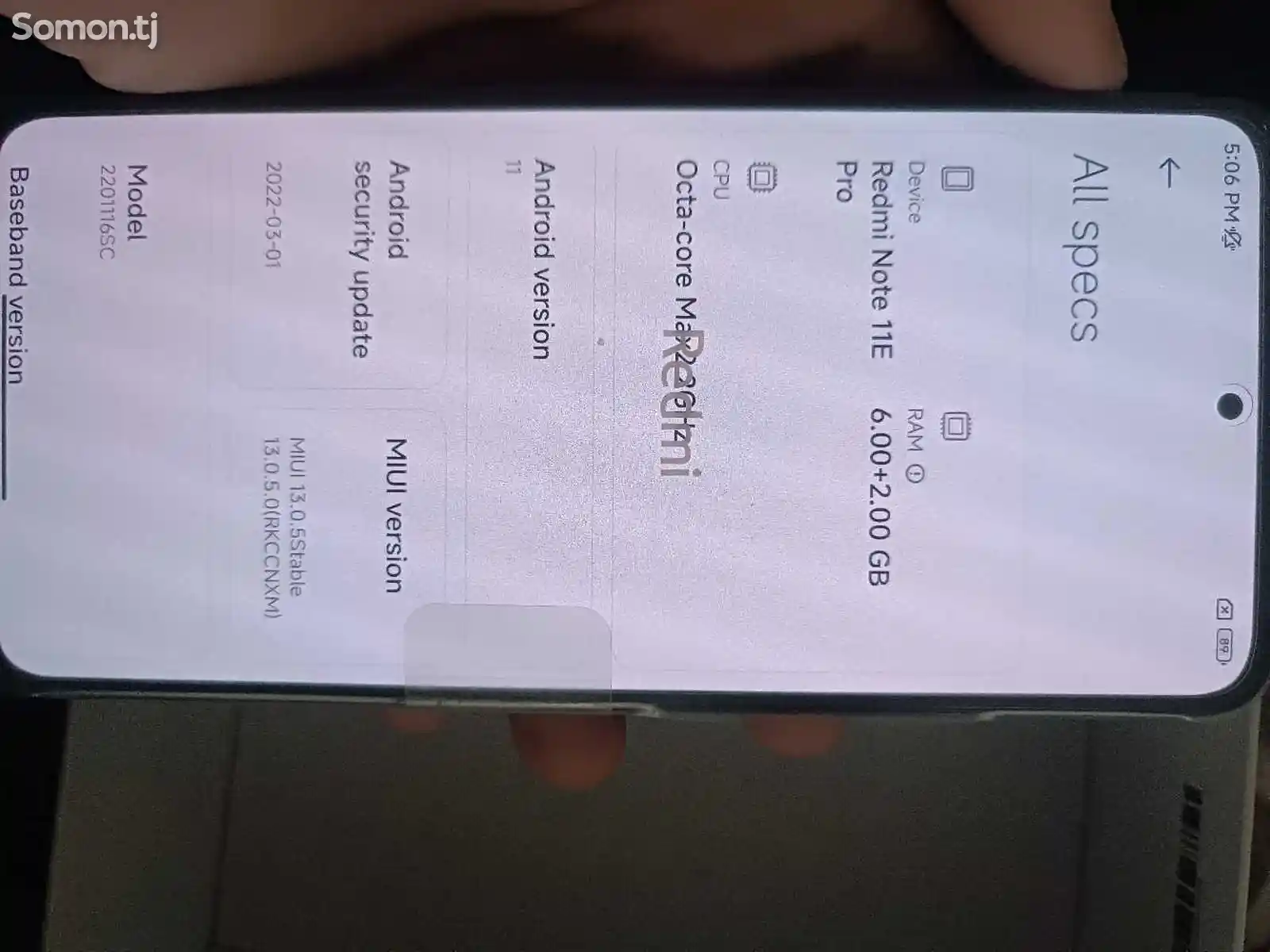 Xiaomi Redmi Note 11E-7