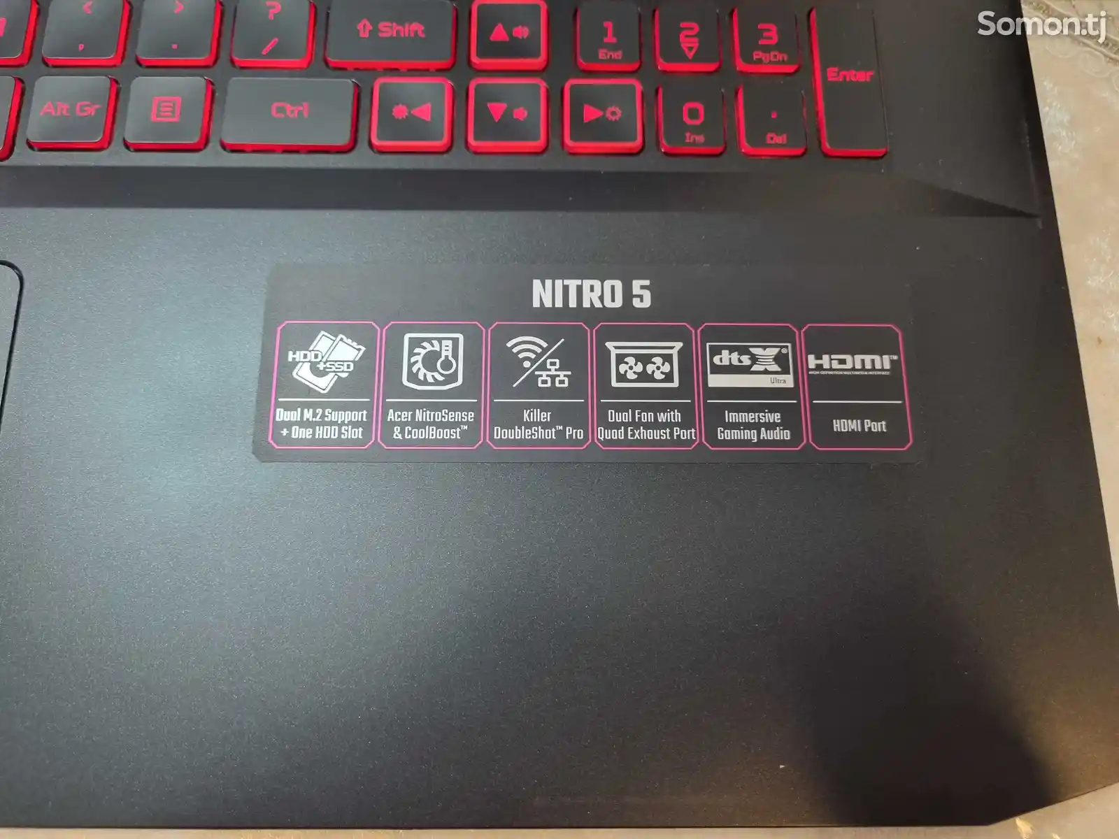 Игравой ноутбук Acer nitro i7 11800h RTX3050Ti 16ozu 144hz-4