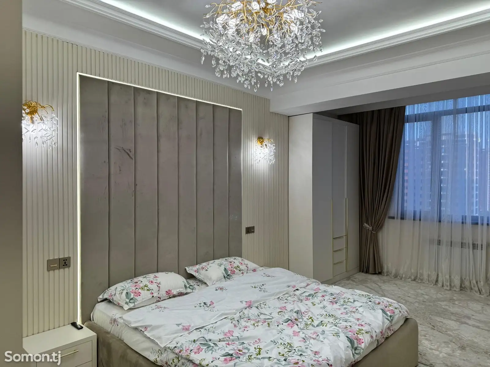 2-комн. квартира, 14 этаж, 86 м², Сомони-7