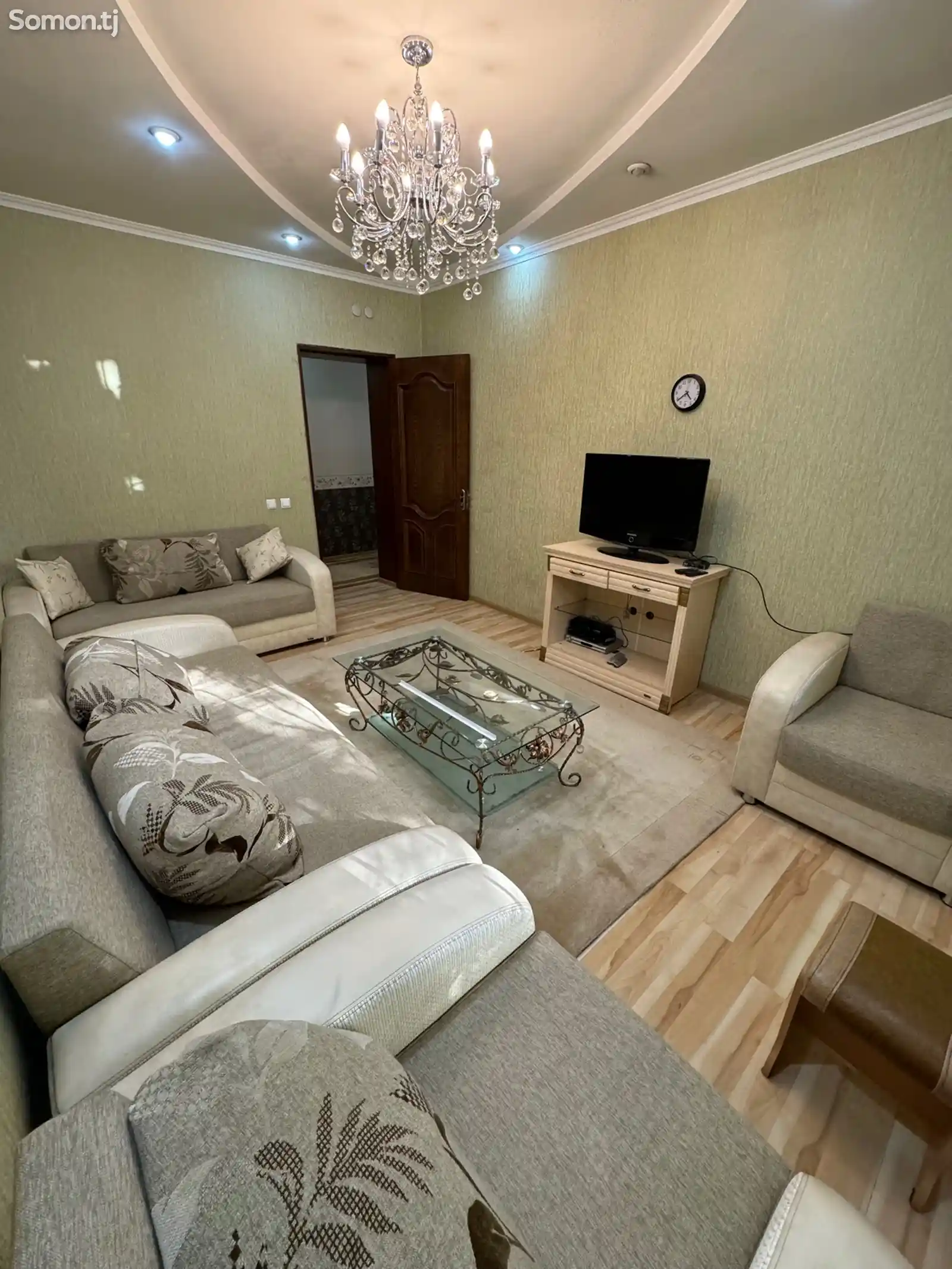 3-комн. квартира, 1 этаж, 100м², Исмоили Сомони-1