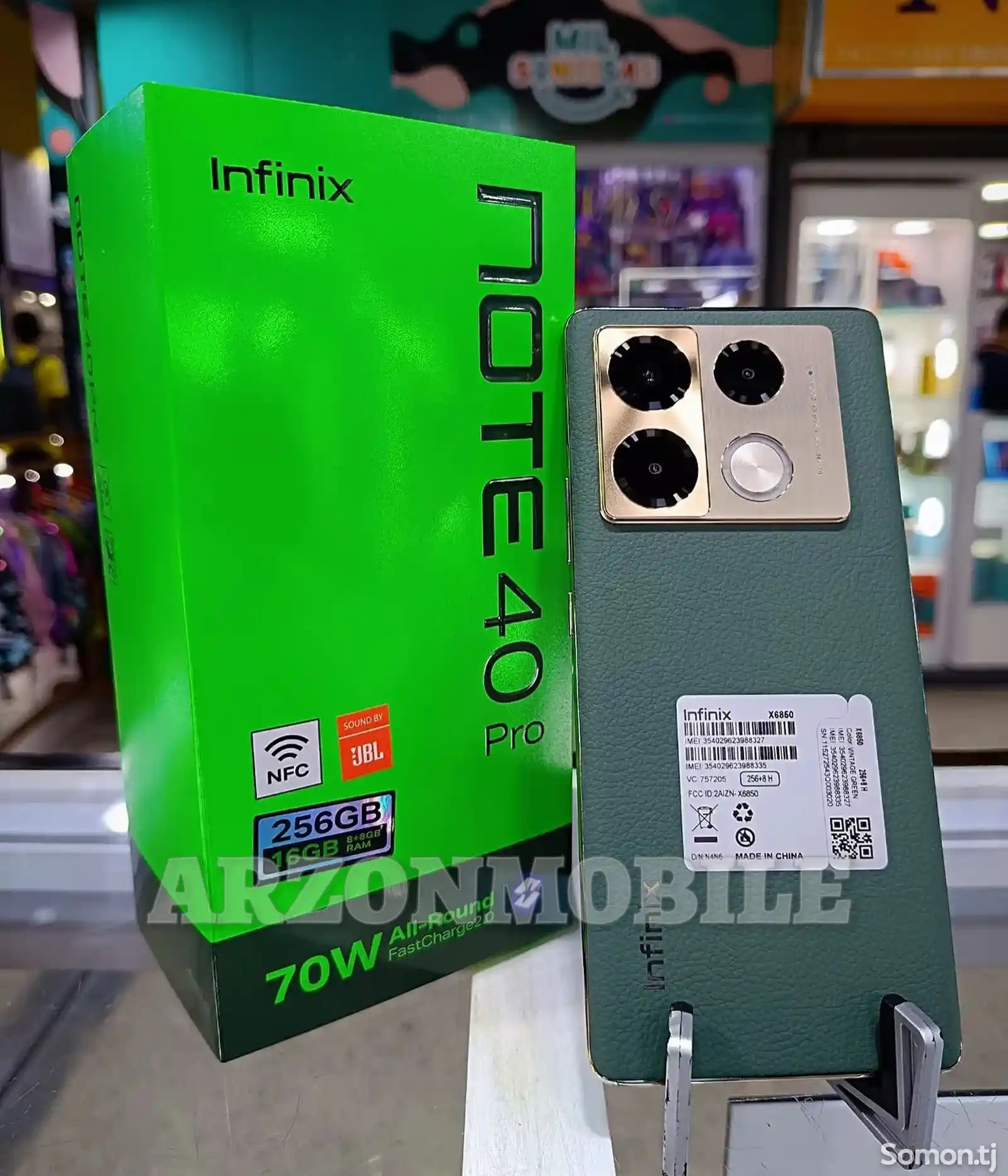 Infinix Note 40 Pro 12/256Gb Green-2