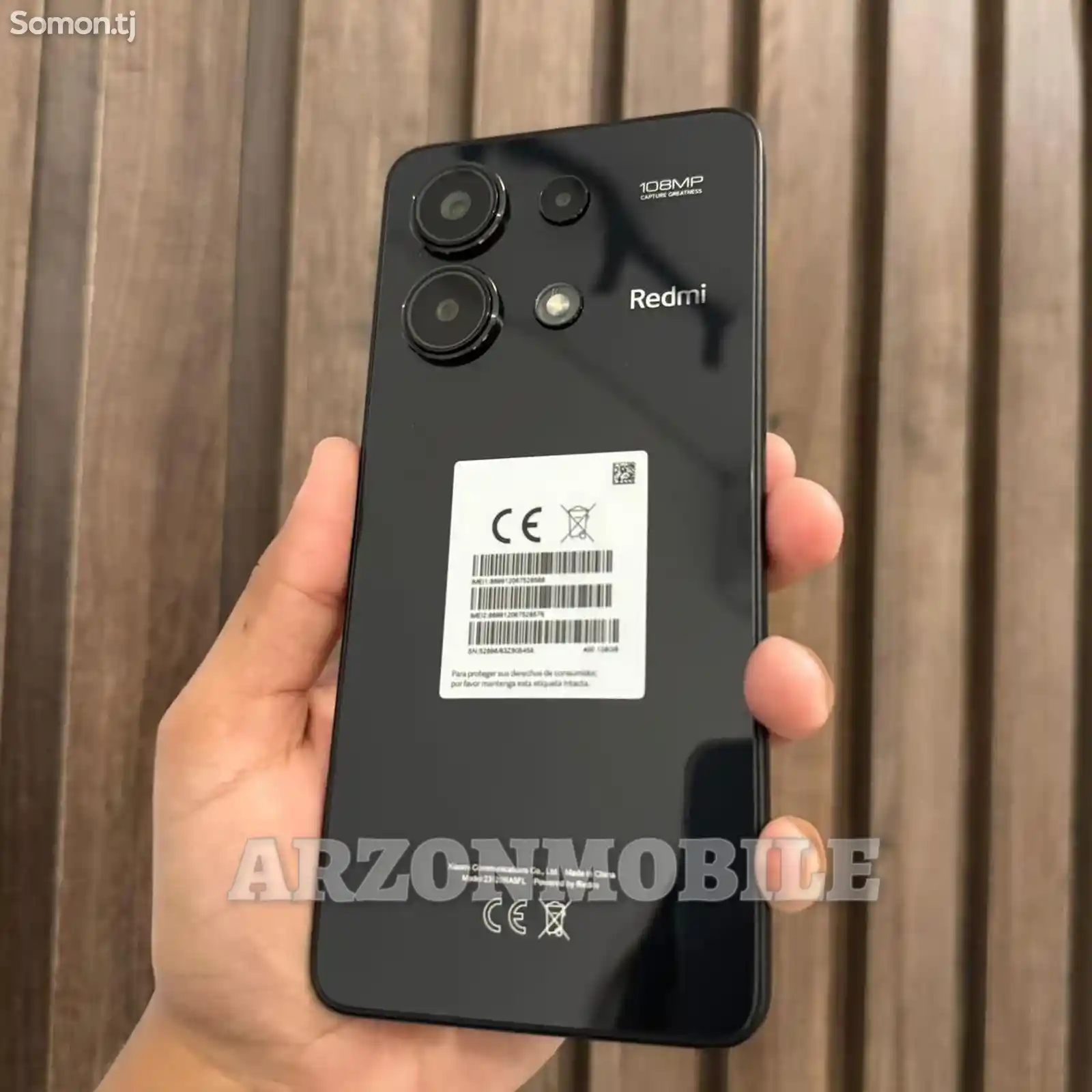 Xiaomi Redmi Note 13 6/128Gb Black 2024-4