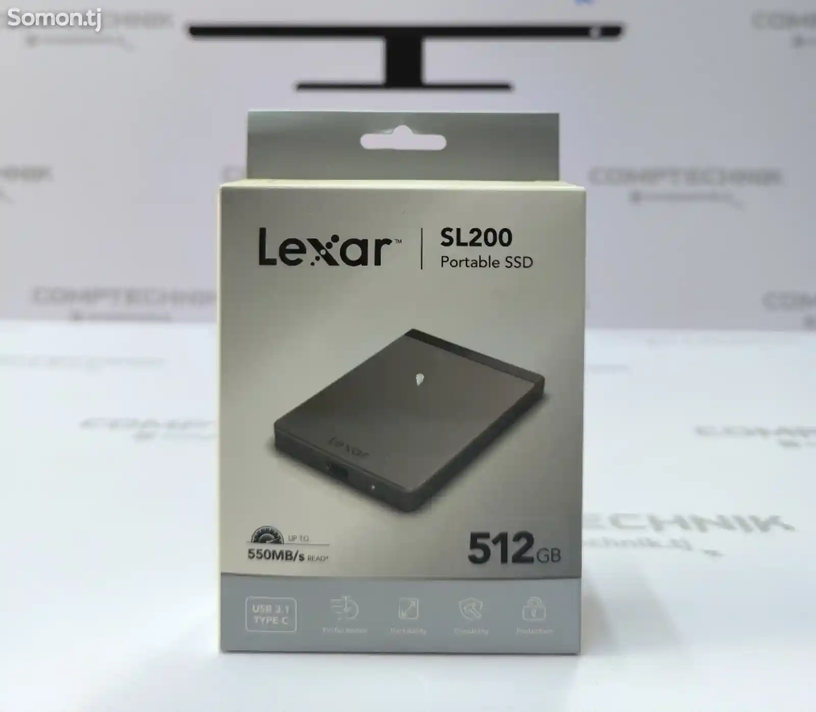 Внешний SSD Lexar SL200 512GB-1