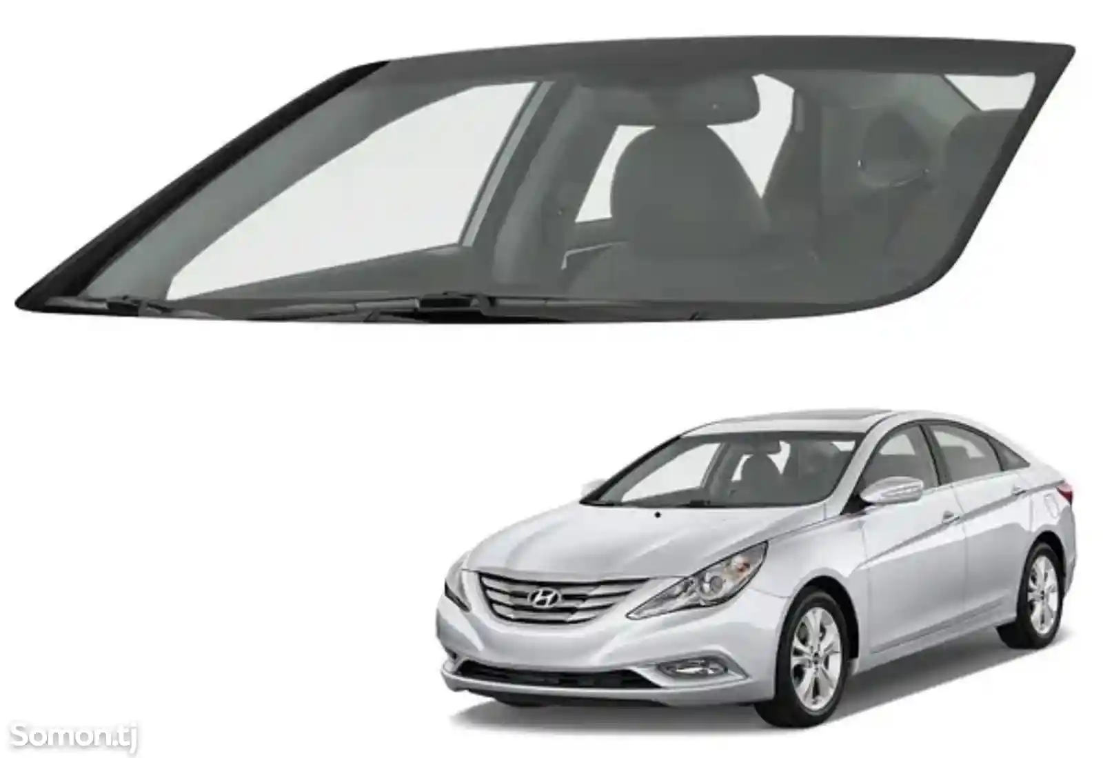 Лобовое стекло на Hyundai Sonata 2013