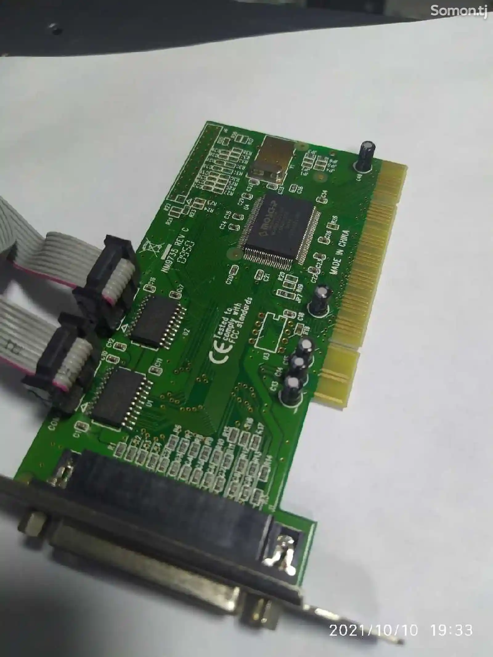 Контроллер PCI переходник на 2 RS232 DB9 COM-порта-2