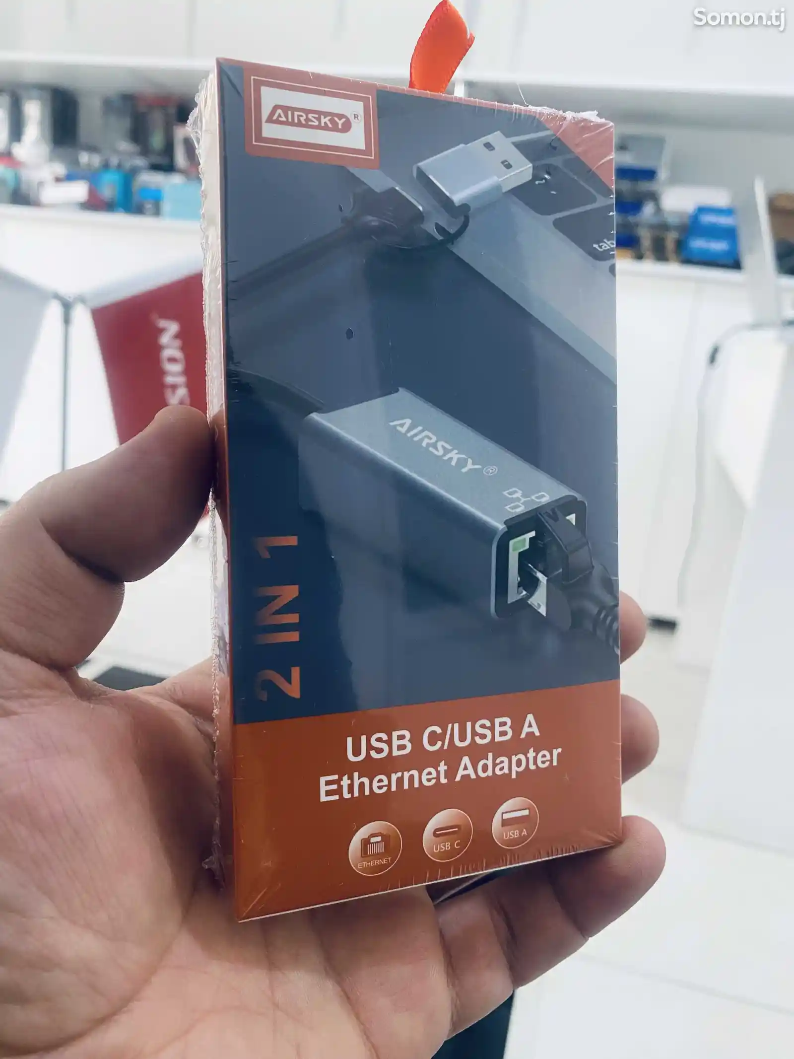Адаптер Airsky Ethernet Type-C/USB