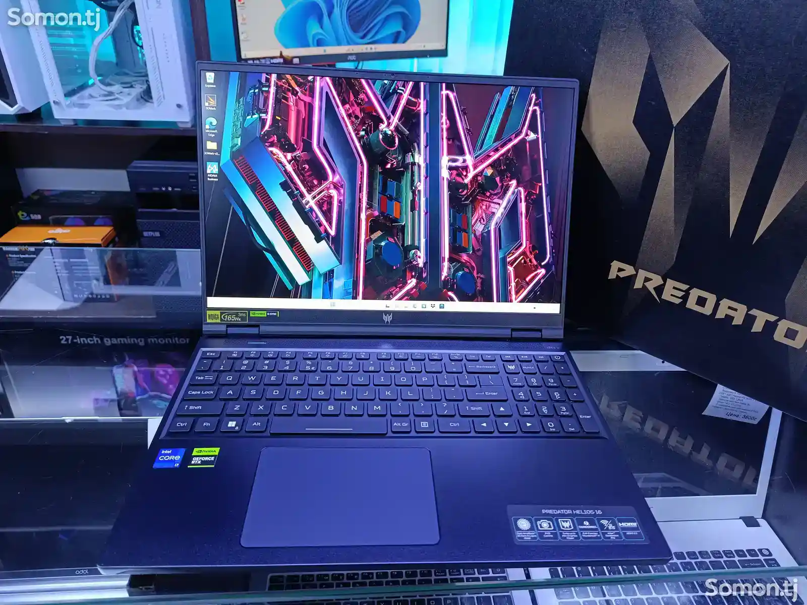 Игровой Ноутбук Acer Predator Helios 16 Core i7-13700HX / RTX 4060 / 16GB / 1TB-13