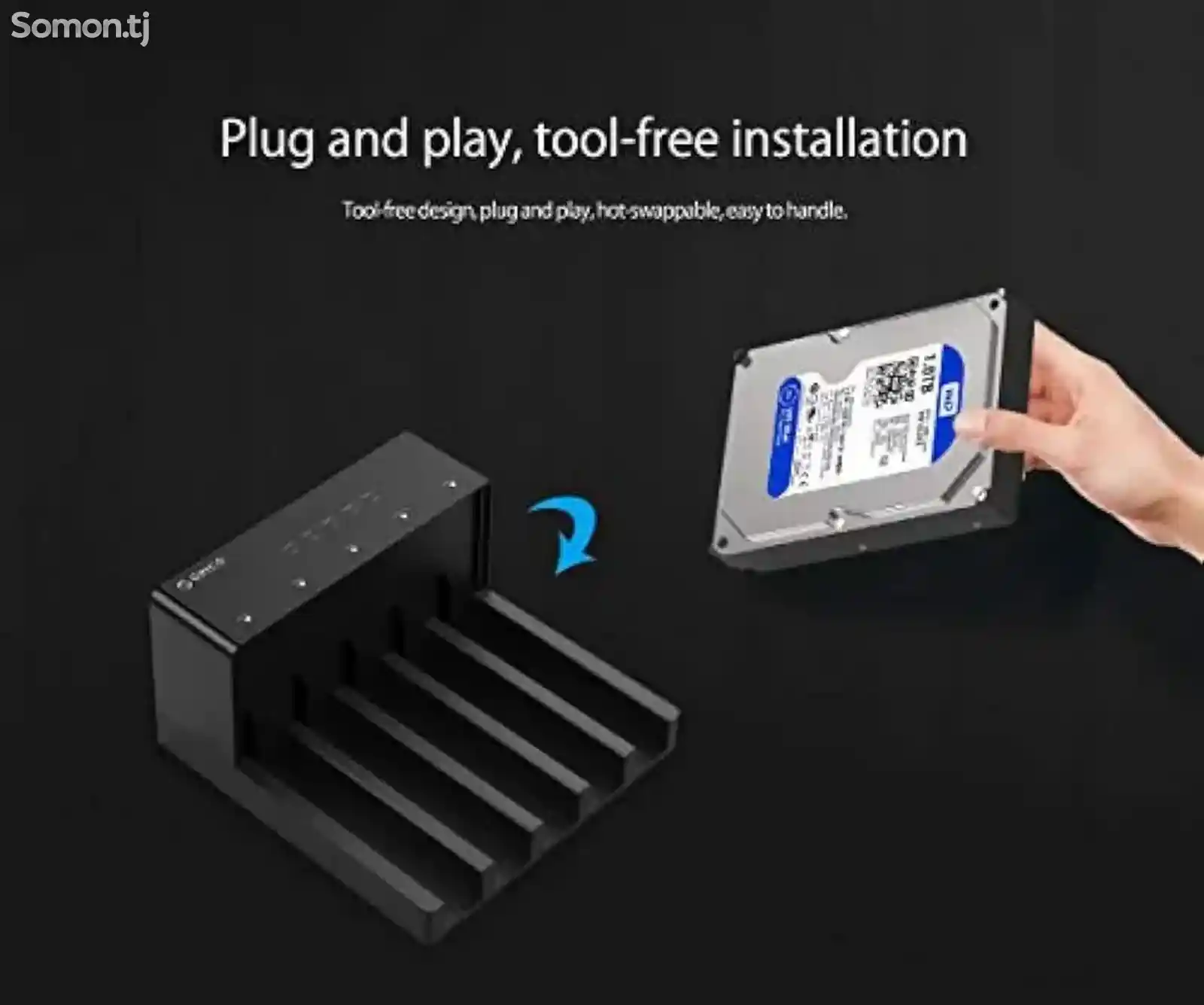 Внешний корпус для накопитель Orico USB 3.0 to Sata 5 Bay Hard Drive Docking Sta-7