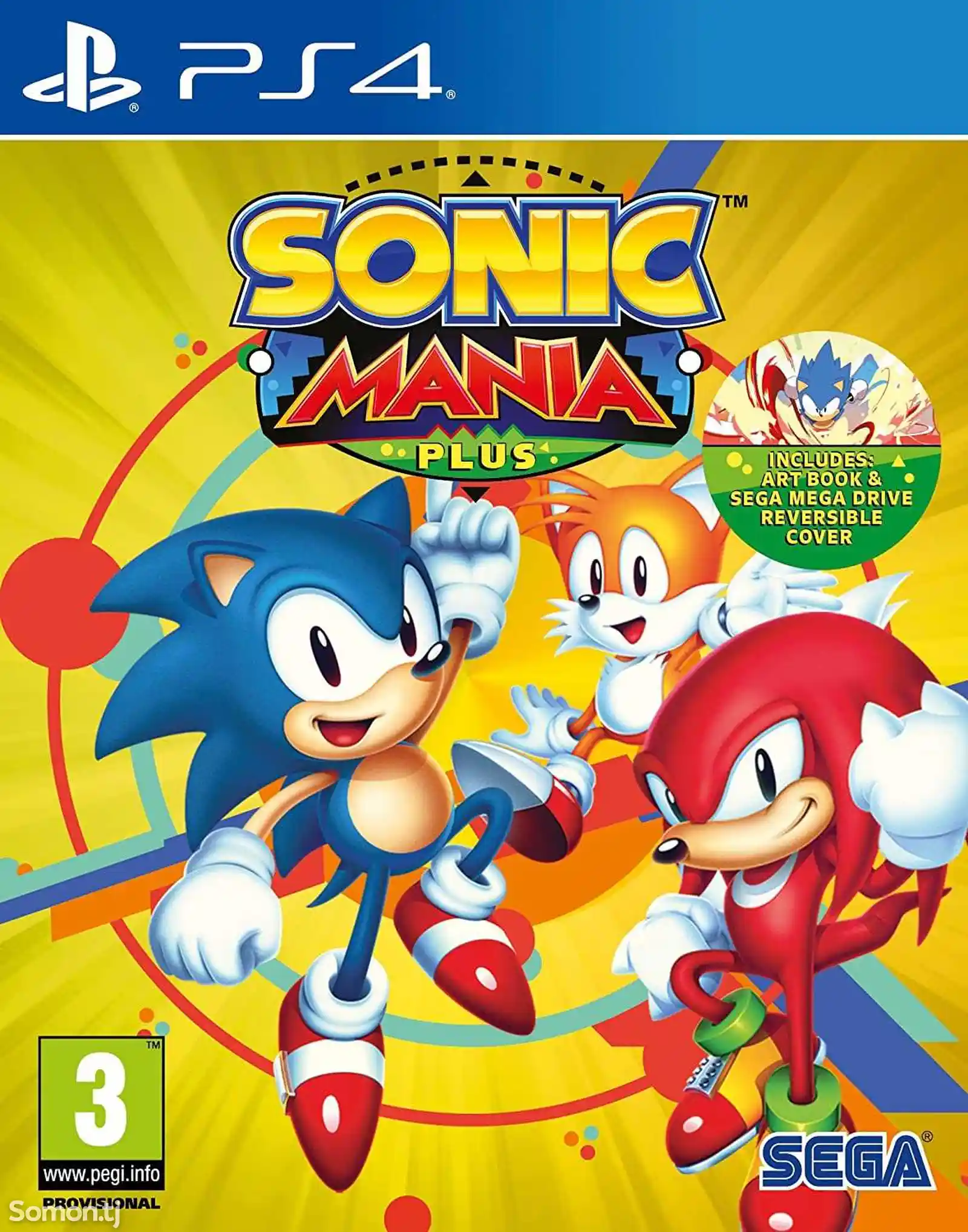 Игра Sonic Mania для PS4