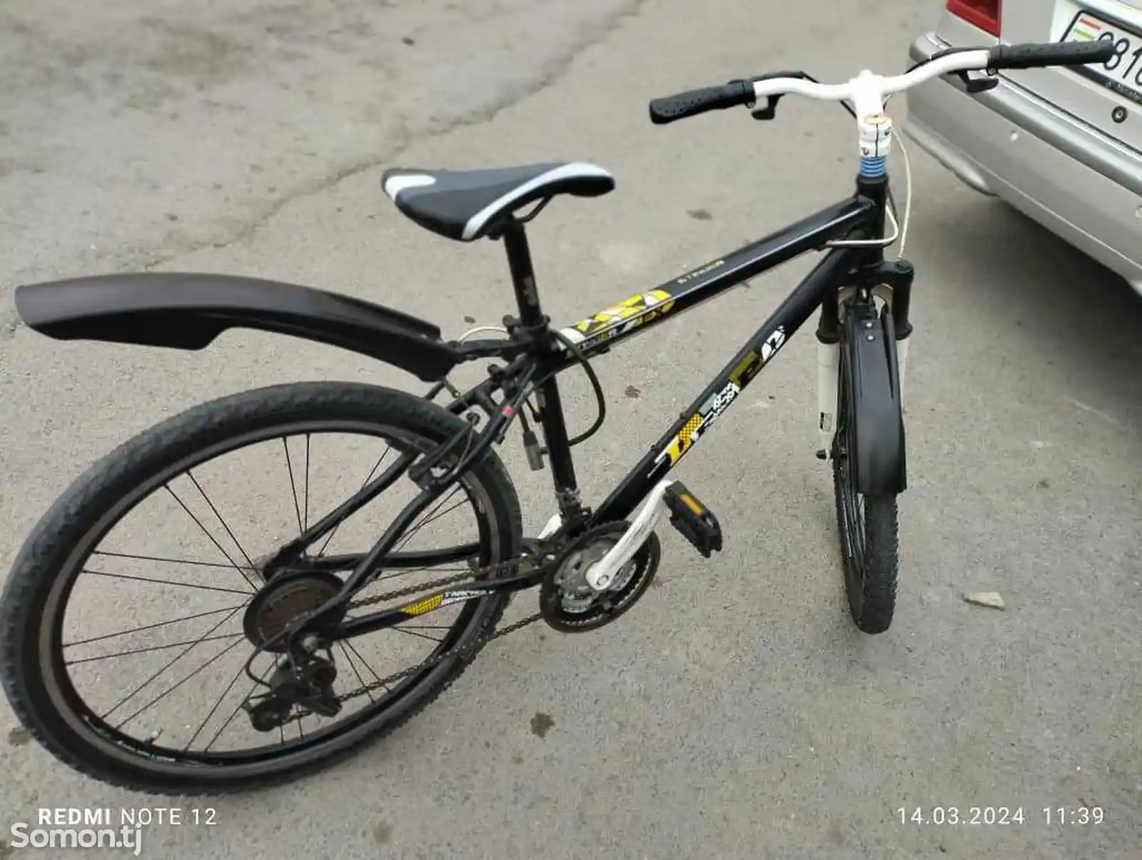 Велосипед чёрный Lespo-2