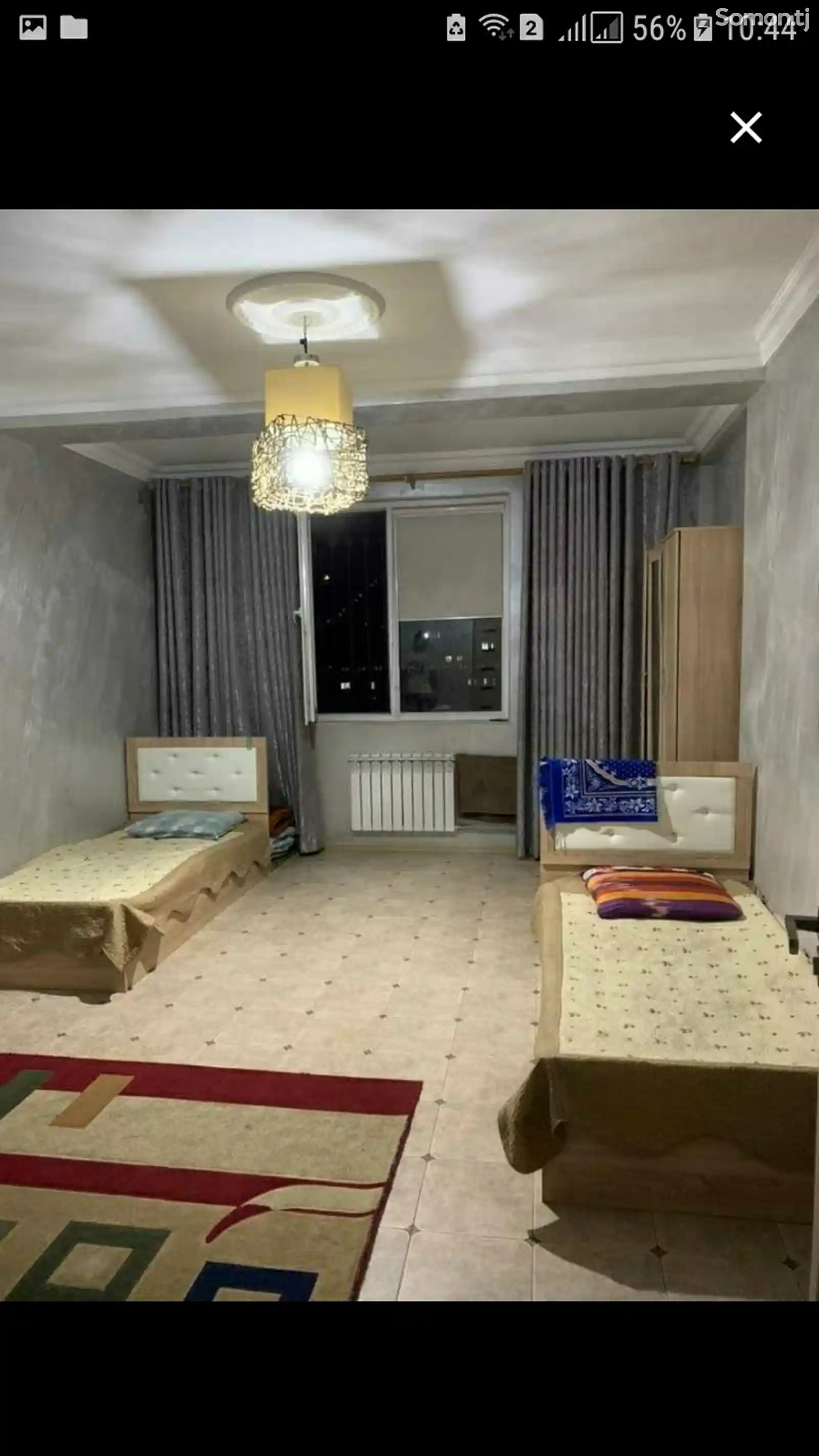 2-комн. квартира, 13 этаж, 60м², зарафшон-3