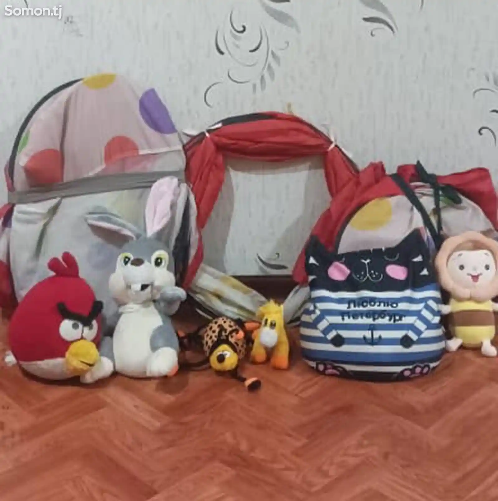 Домик палатка с игрушками-2
