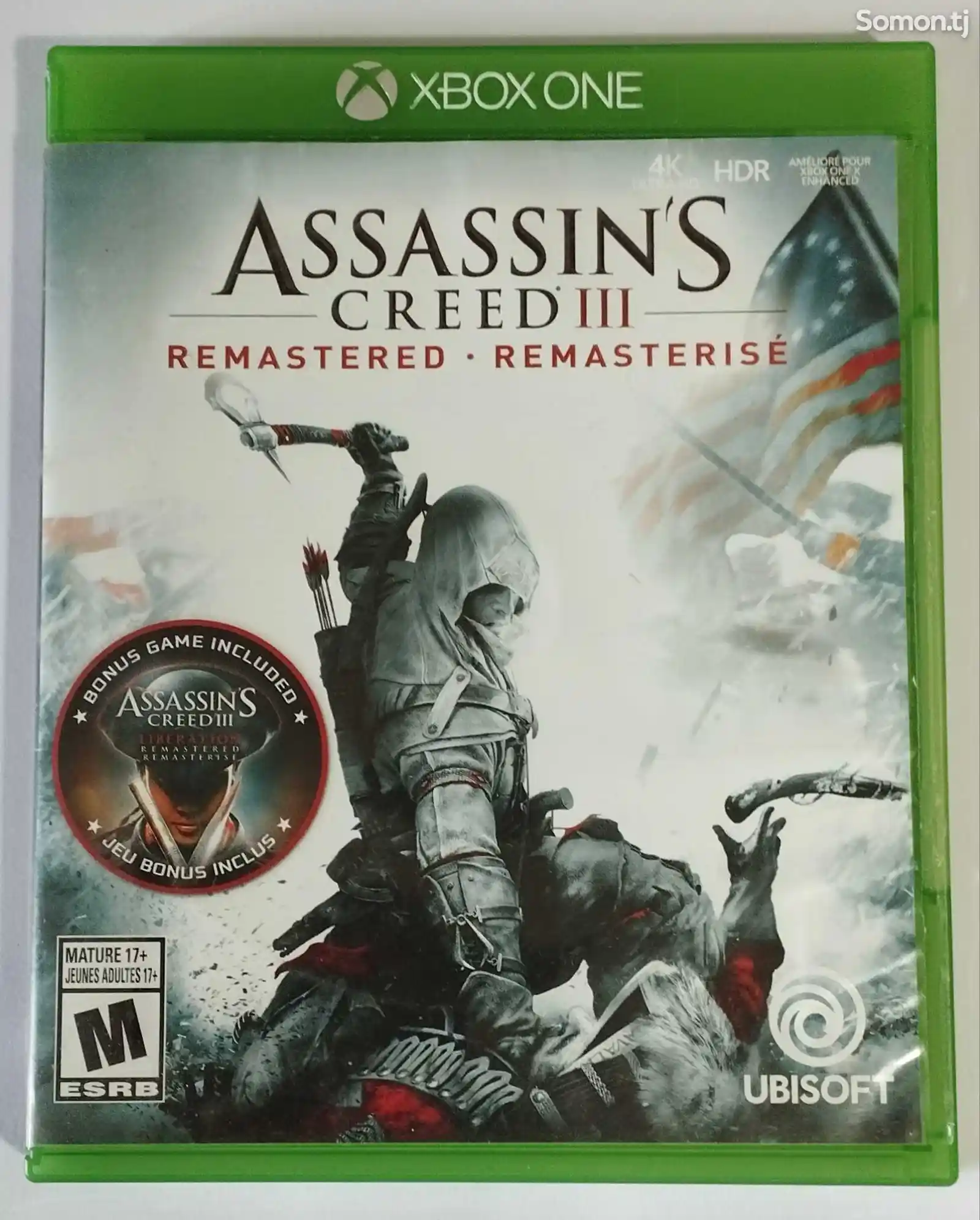 Игра Assassin's Creed III Remastered Xbox One, Series X.