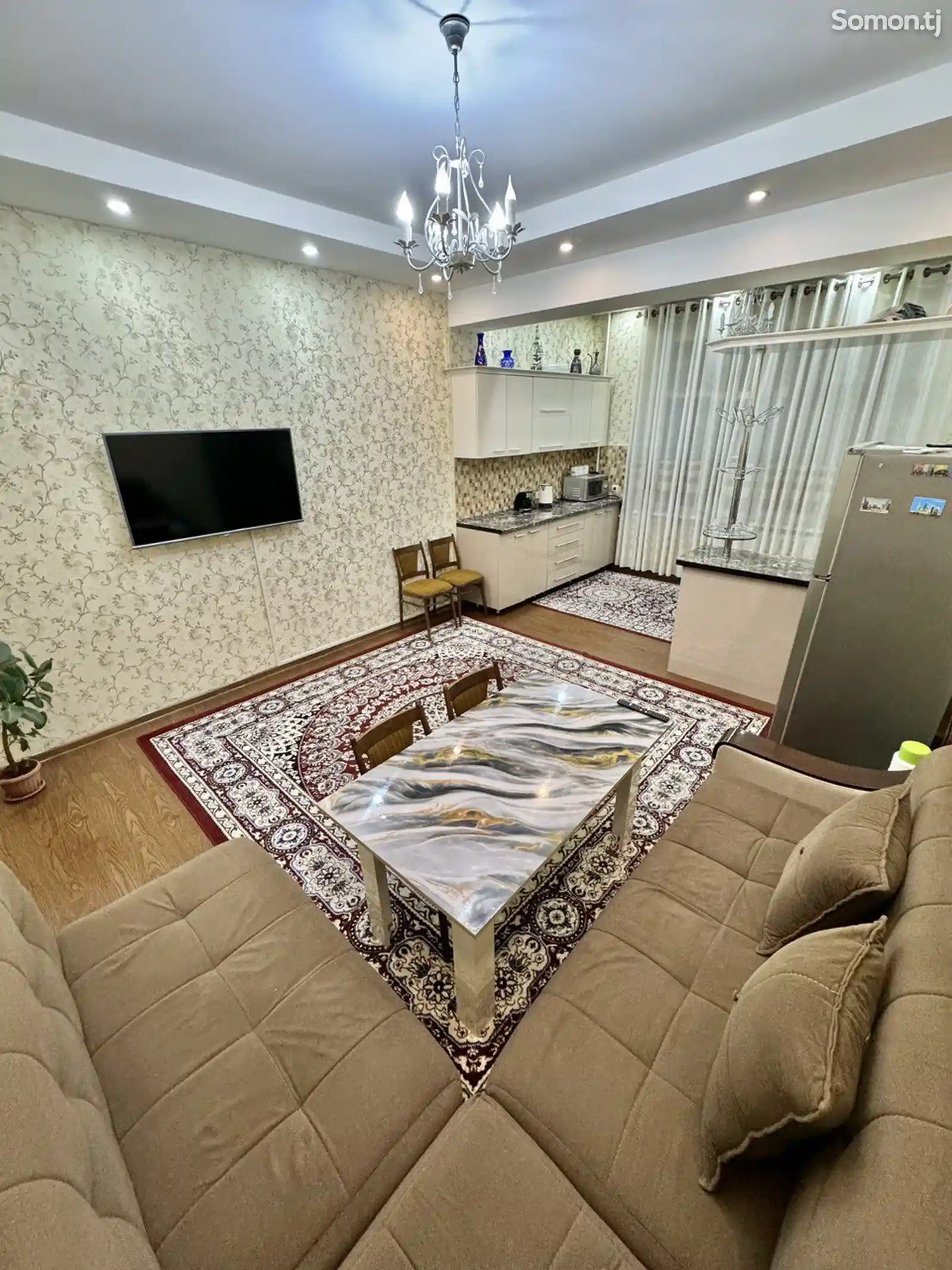 4-комн. квартира, 5 этаж, 210 м², Исмоили Сомони-1