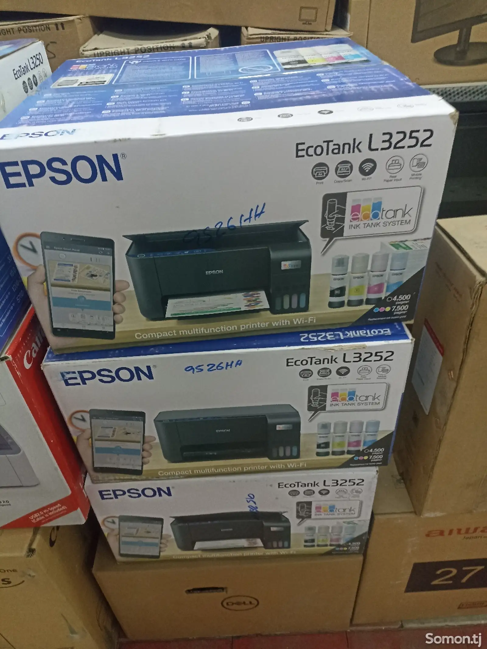 Принтер цветной Epson L3252 чёрный