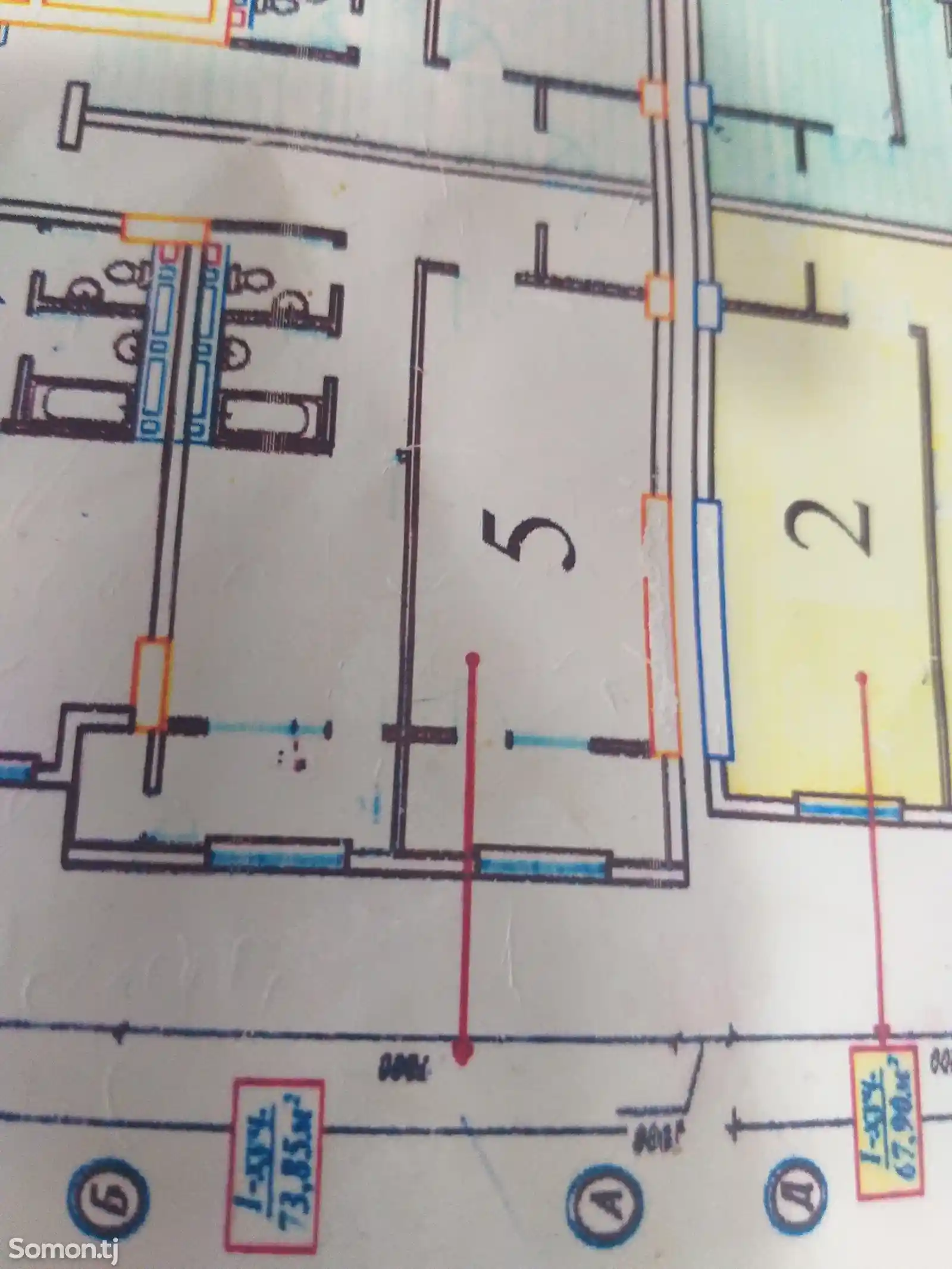 2-комн. квартира, 4 этаж, 74 м², Фирдавси-5