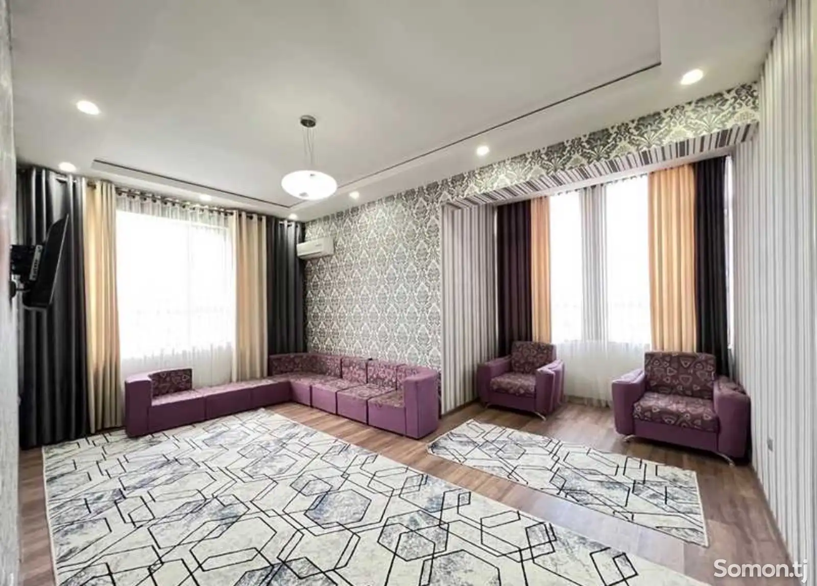 2-комн. квартира, 13 этаж, 63м², Сомони-1