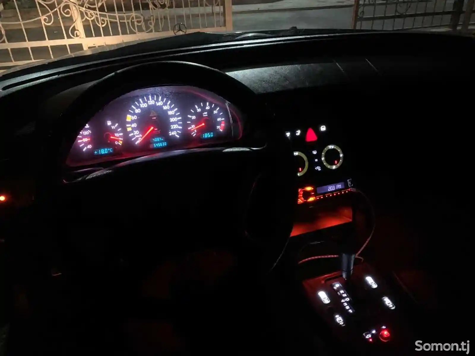 Подсветка салона на Mercedes W202/W210-14