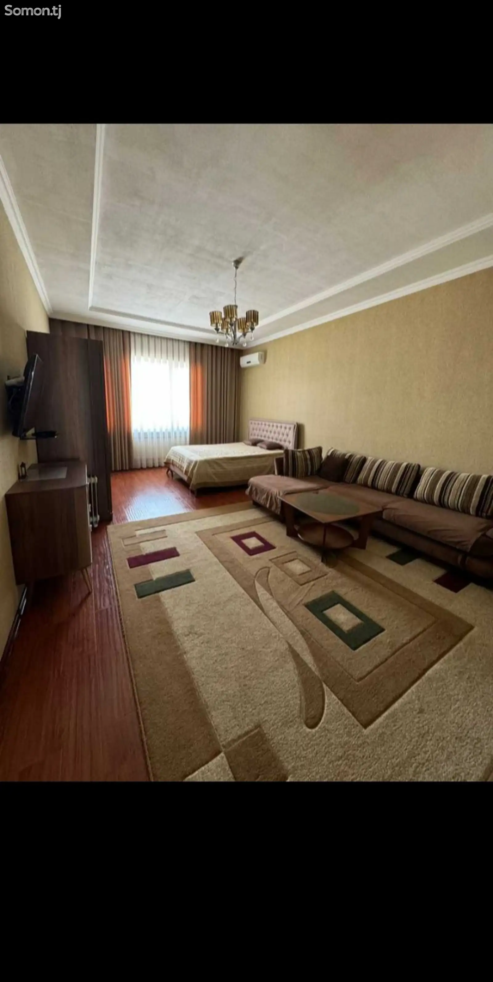 2-комн. квартира, 11 этаж, 85м², Исмоили Сомони-1