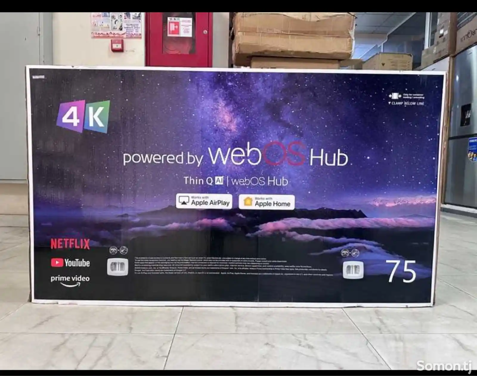 Телевизор 75 WebOS Samsung 4k