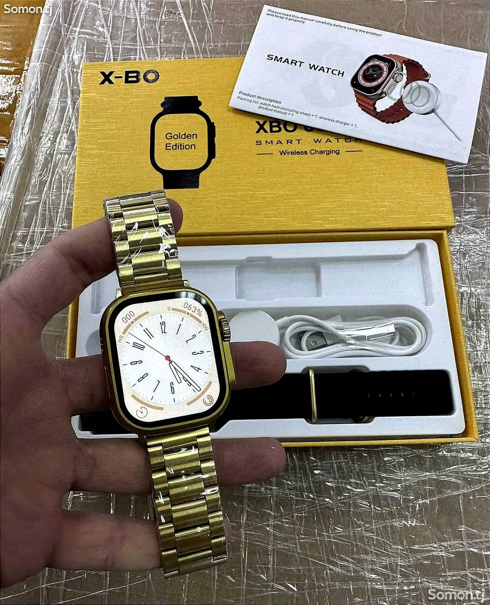 Смарт часы Smart watch XBO 8 Ultra Gold-2