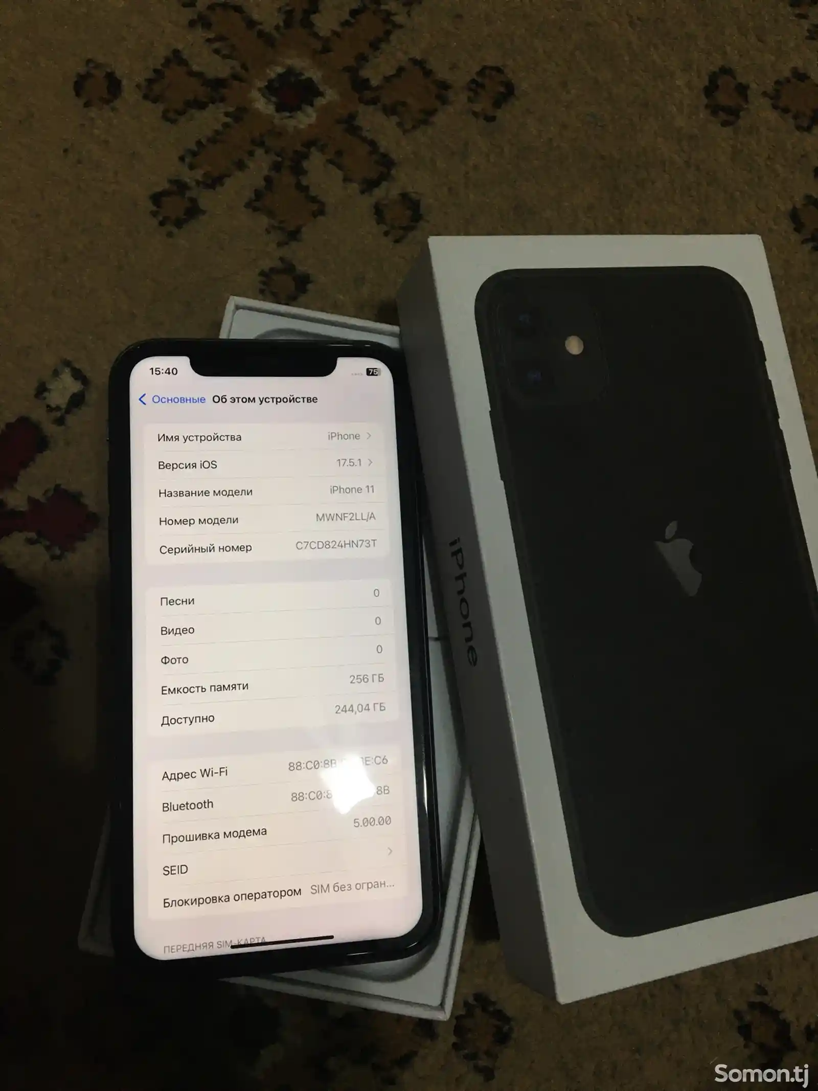 Apple iPhone 11, 256 gb, Black-2