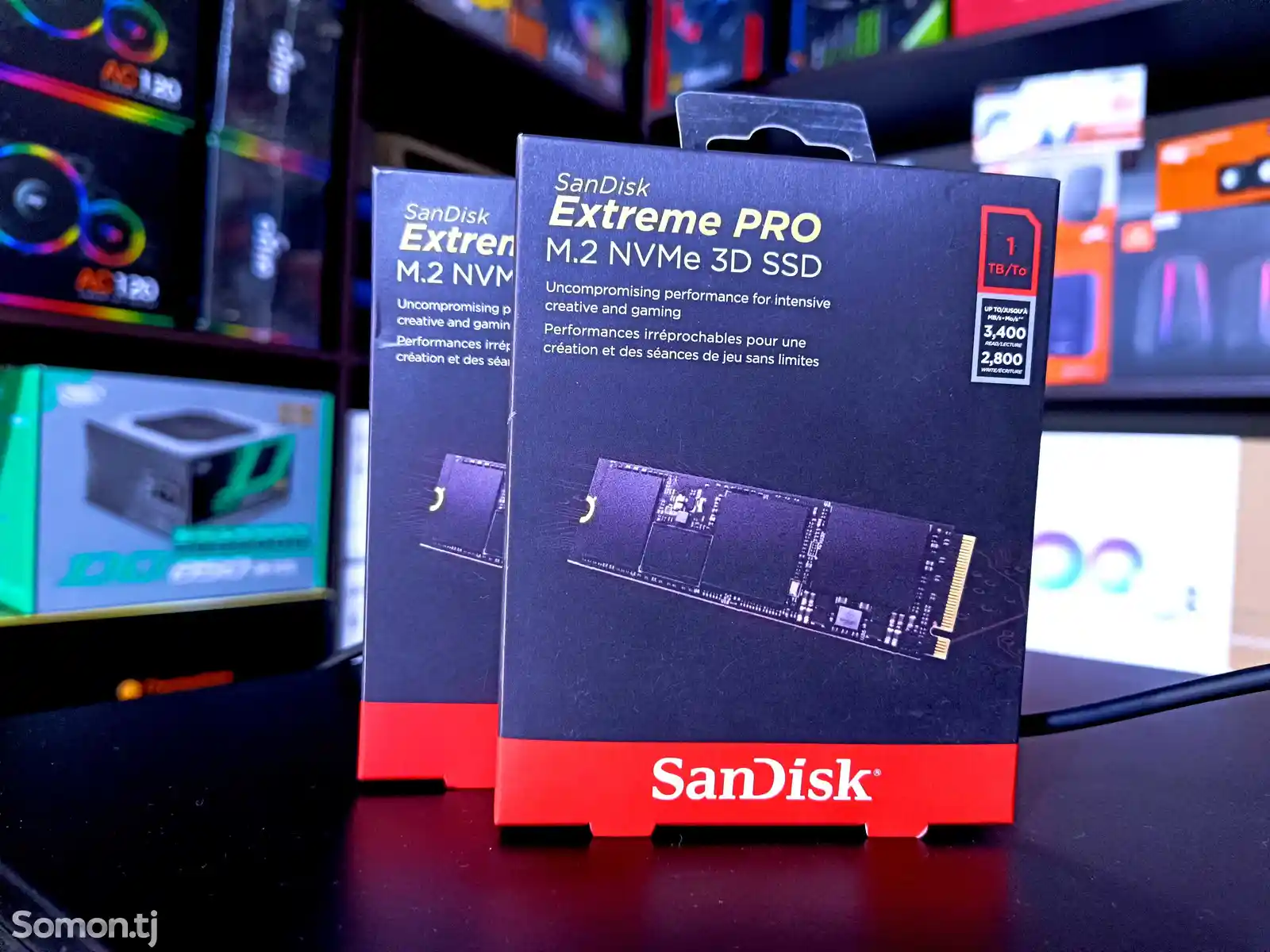 SSD накопитель M.2 NVME Sandisk Extreme Pro / 1TB 3400Mb/S