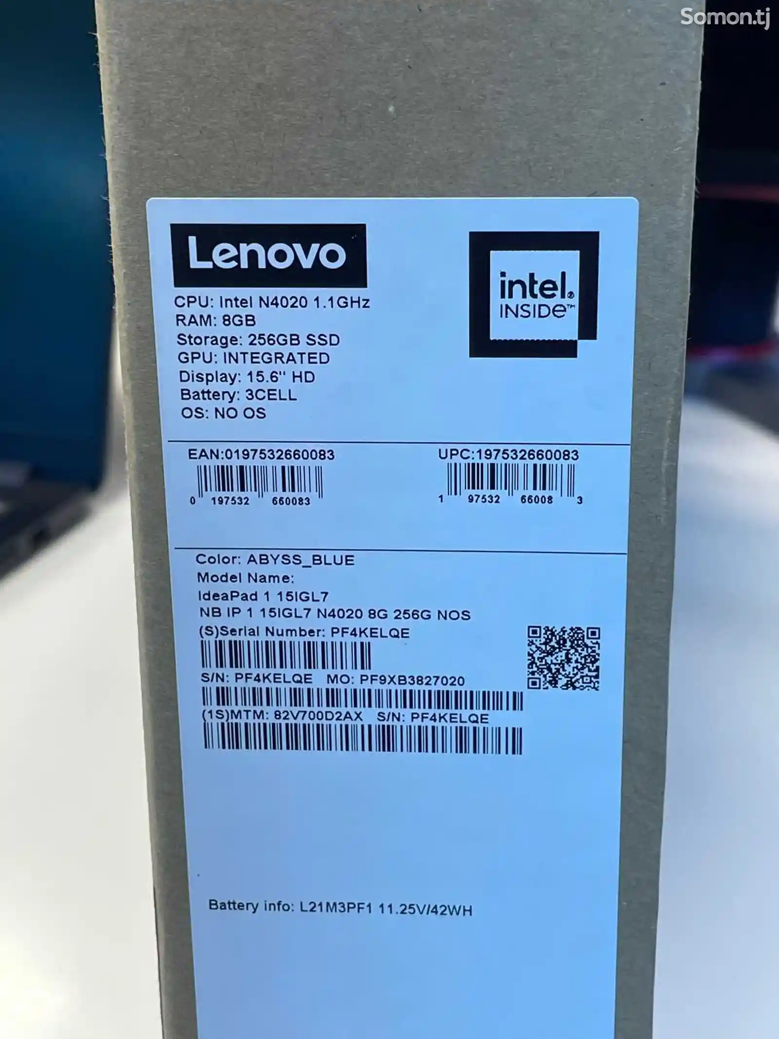 Ноутбук Lenovo Celeron 8/SSD256GB-7