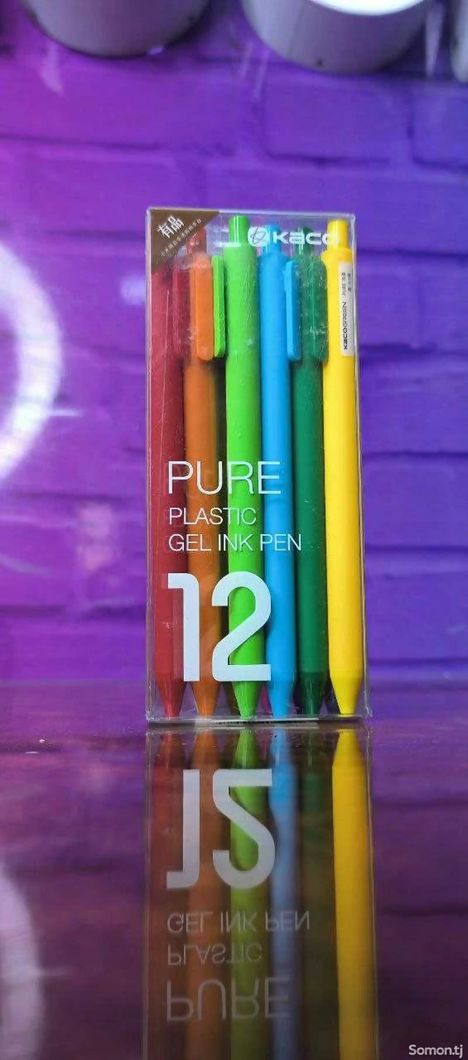 Kaco Pure Plastic Gelic Pen Комплект гелевых ручек 12 штук-1