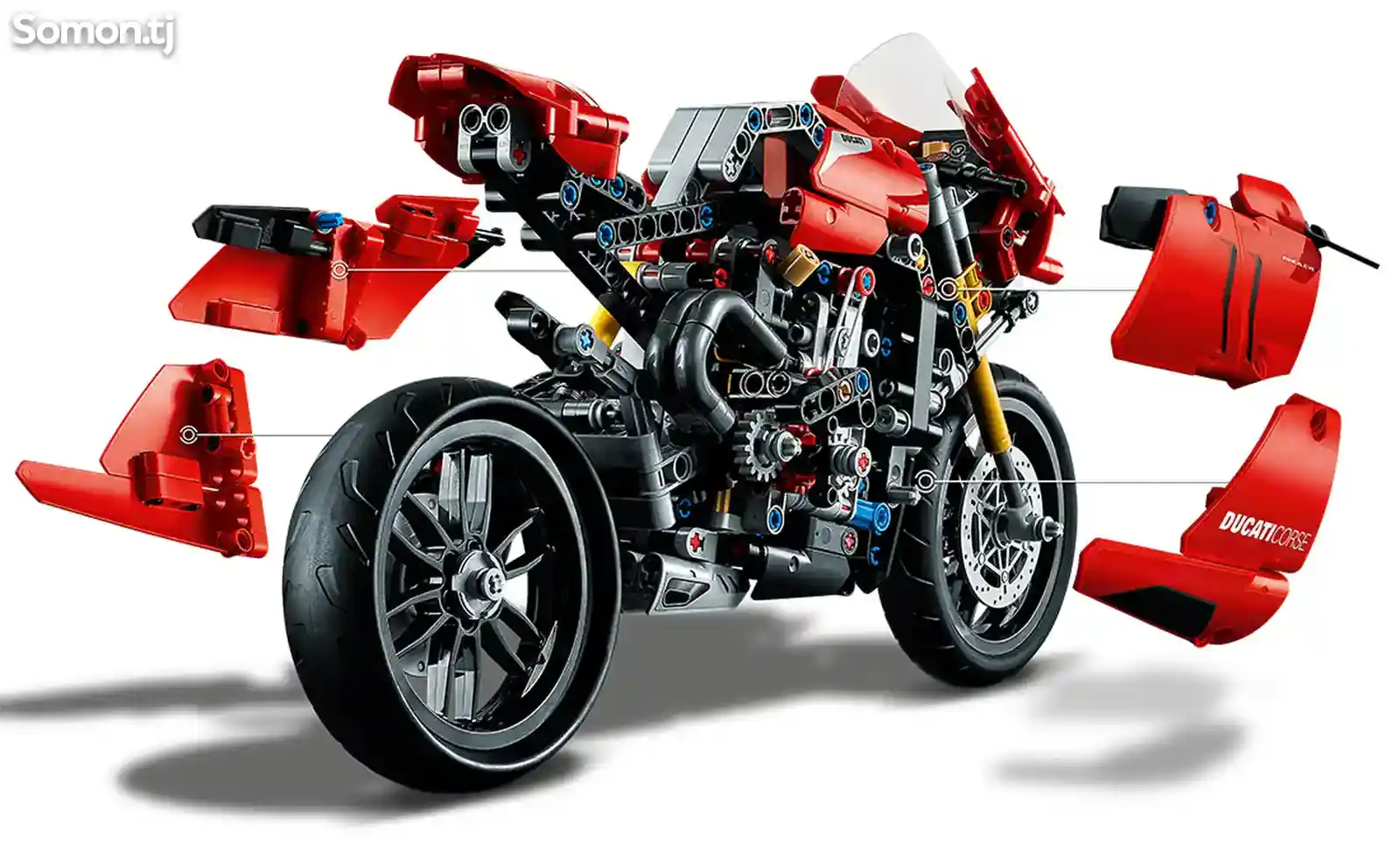 LEGO конструктор Мотоцикл Дукати-3