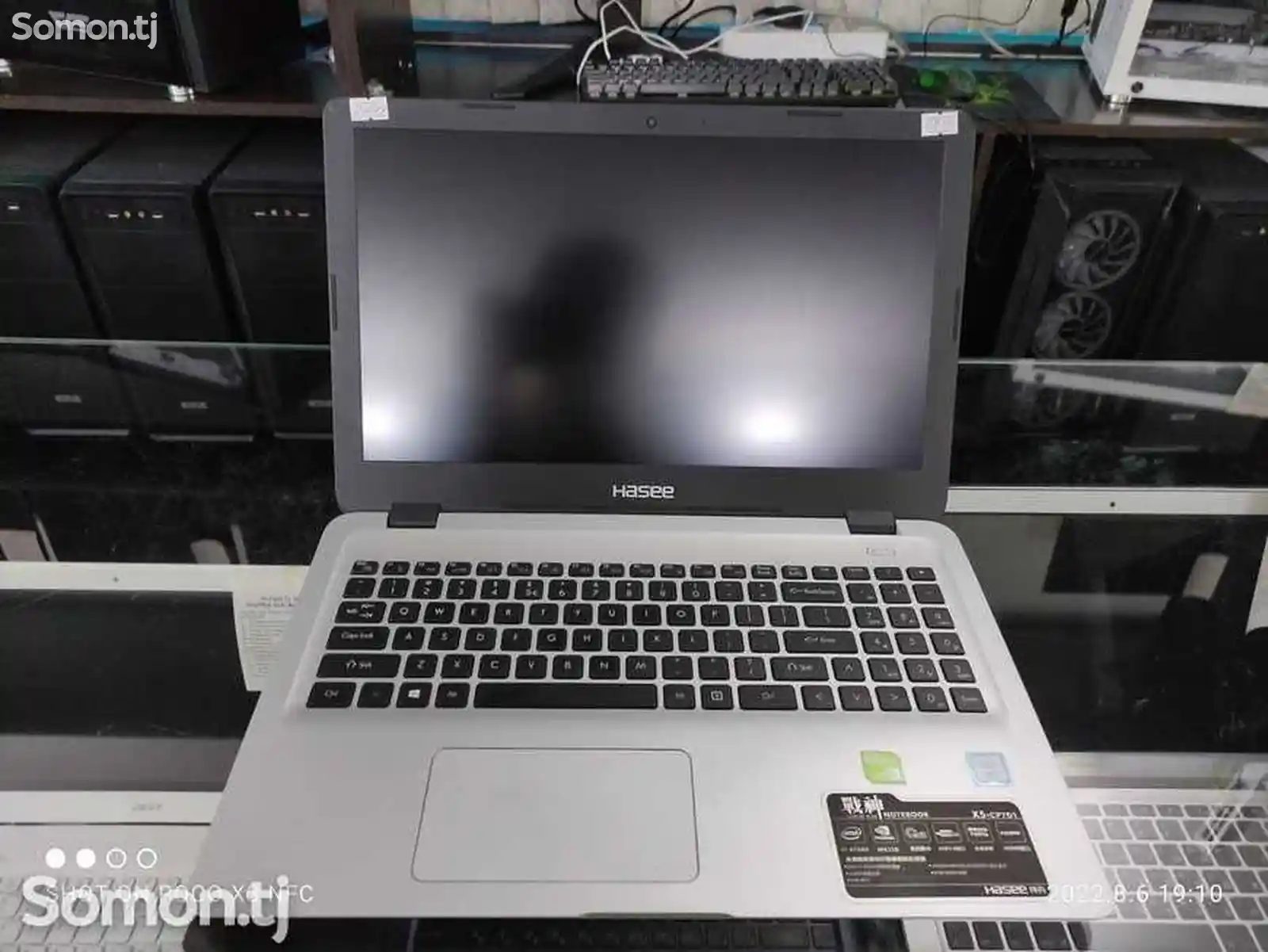 Игровой ноутбук Hasee X5 Core i7-8550U Geforce MX 150 2gb/8gb/128gb/1tb 8th GEN-2