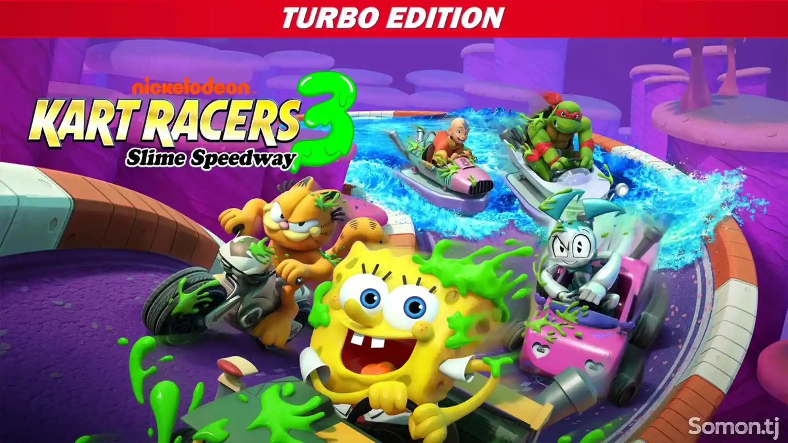 Игра Nickelodeon Kart Racers 3 Slime Speedway Turbo Edition для PS4-1