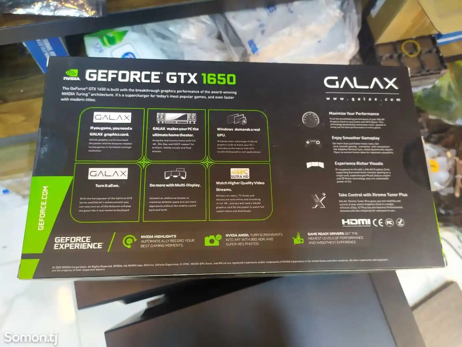 Видеокарта Galax GTX Geforce 1650-4GB-2