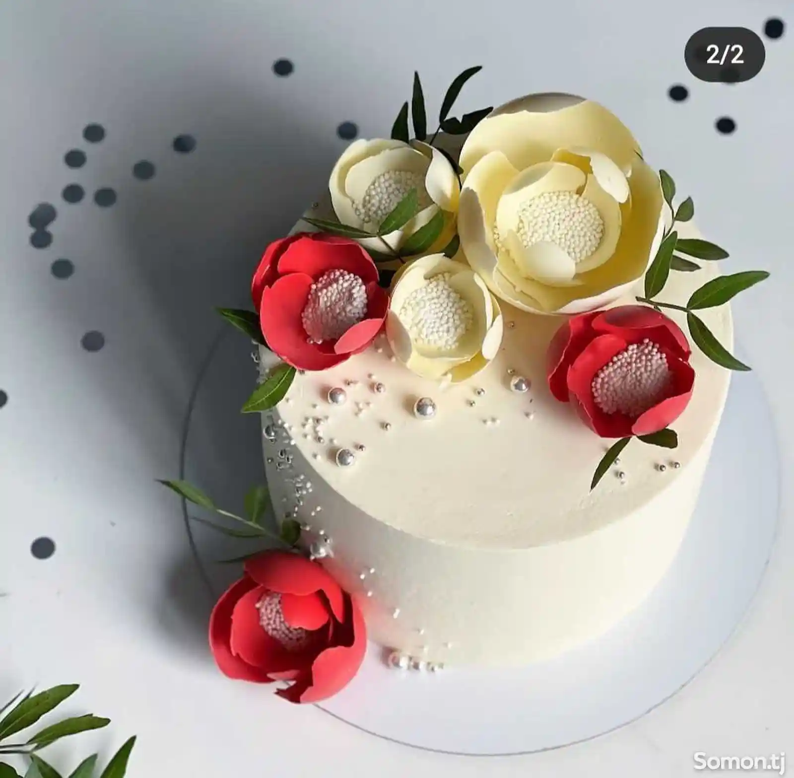 Торт цветочный на заказ-4