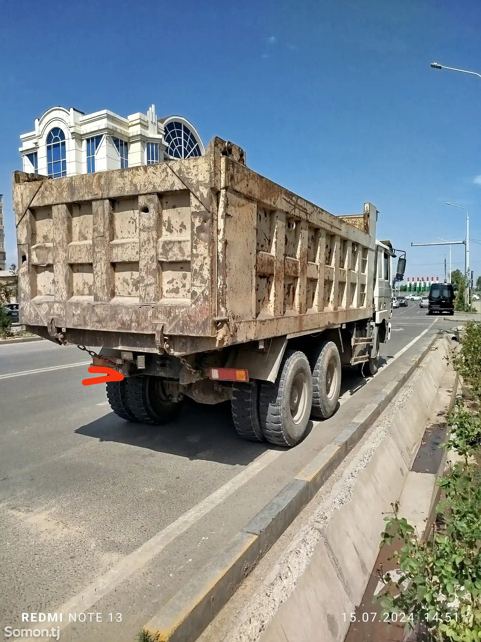 Самосвал Shacman 375, 2013-2