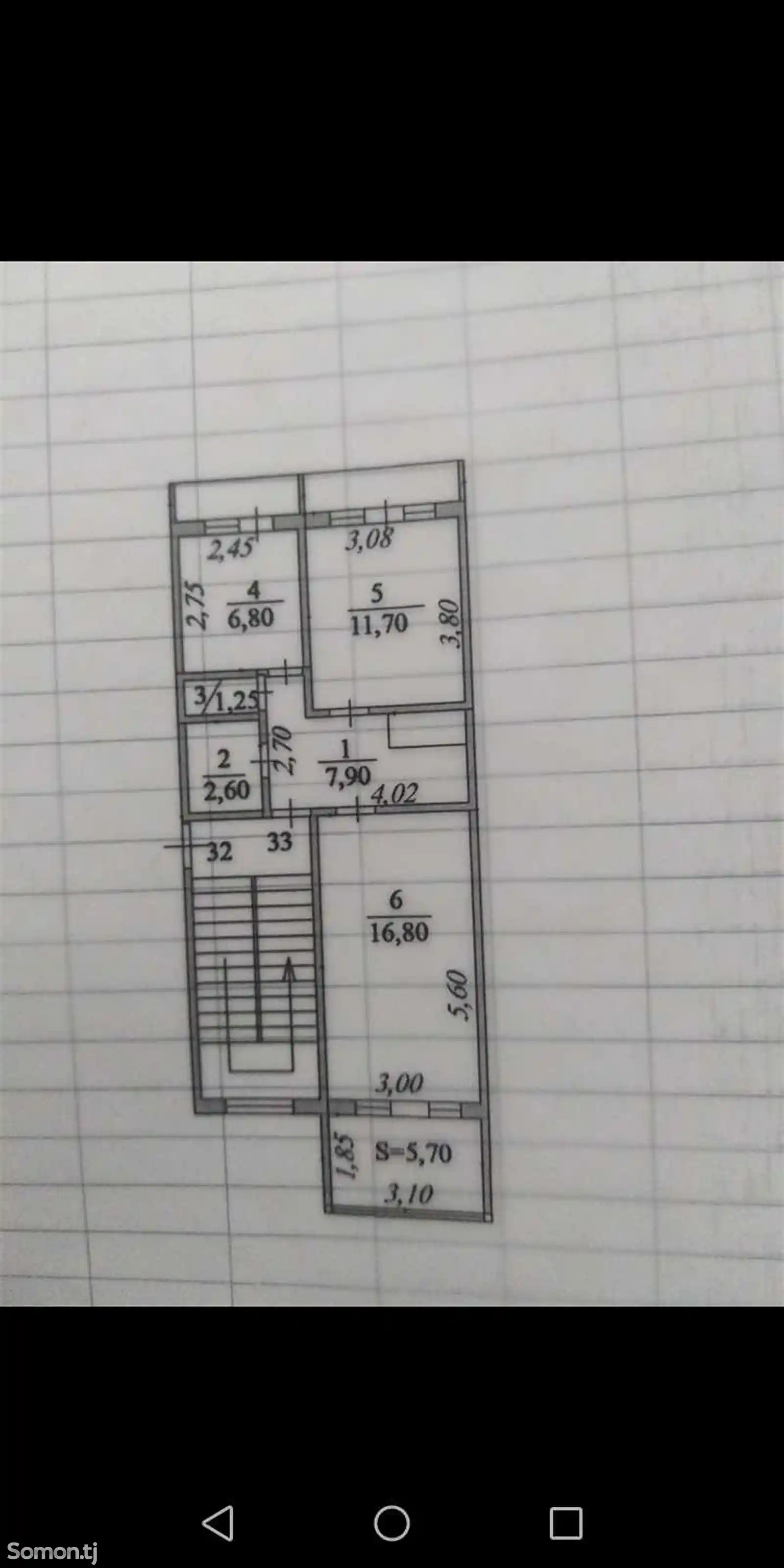 2-комн. квартира, 3 этаж, 47 м², 1 мкр-1