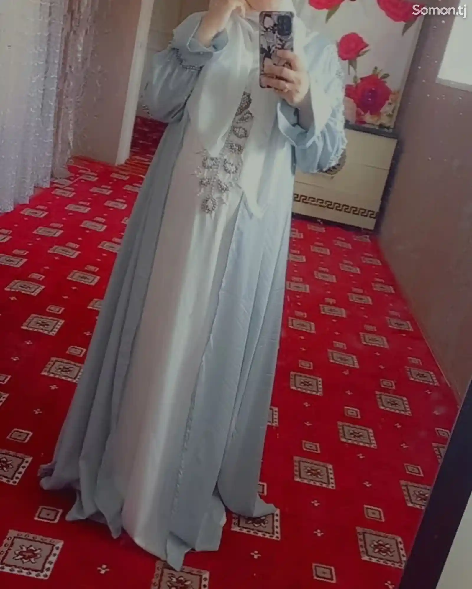 Абая с платьем-3