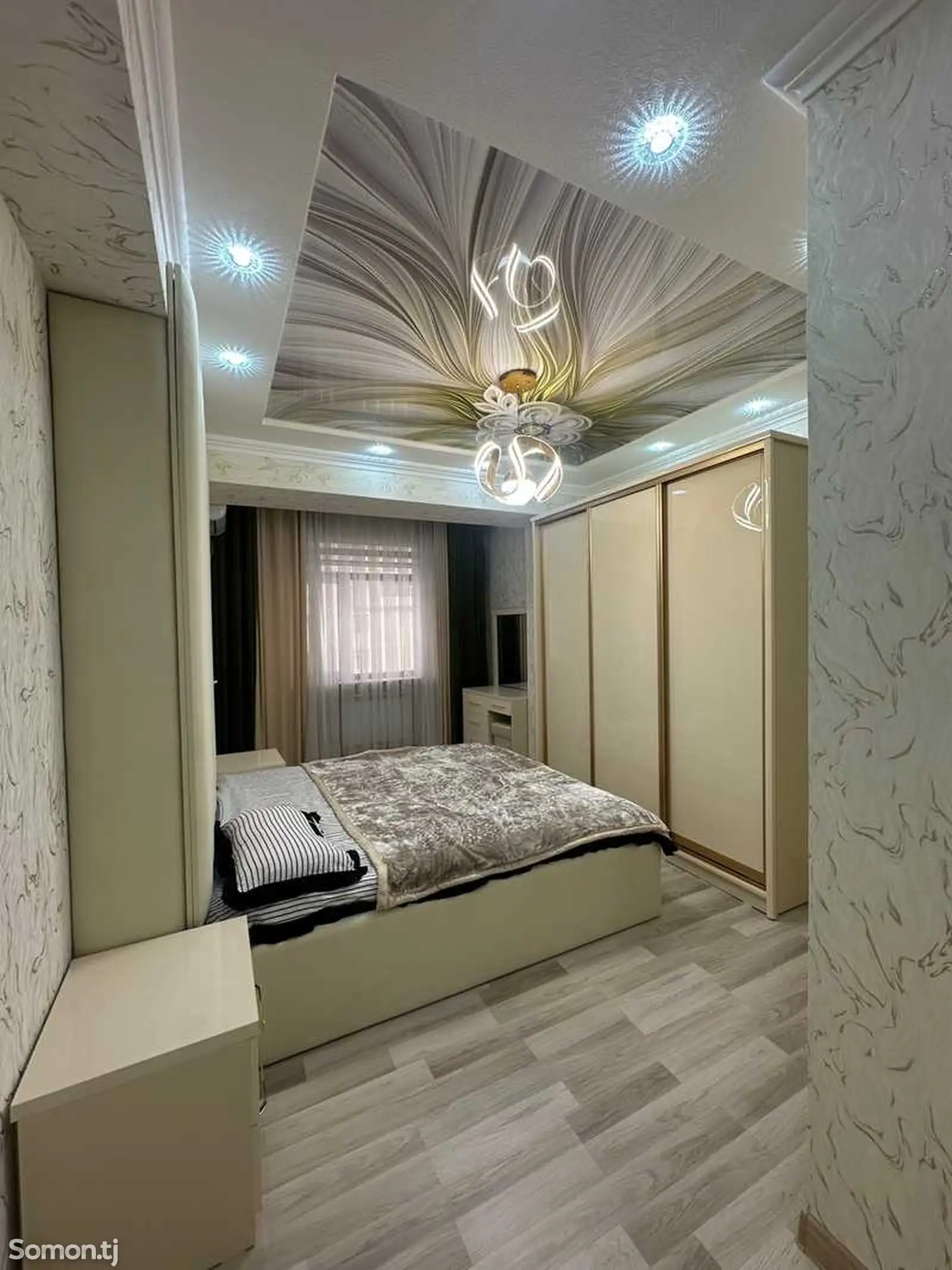 3-комн. квартира, 9 этаж, 125м², дом печат гостиницаи Фирдавси-1