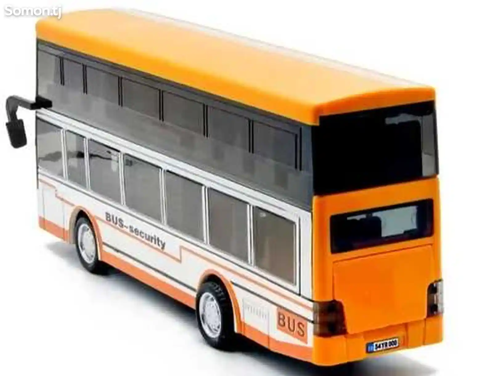 Металлический двухэтажный автобус-6