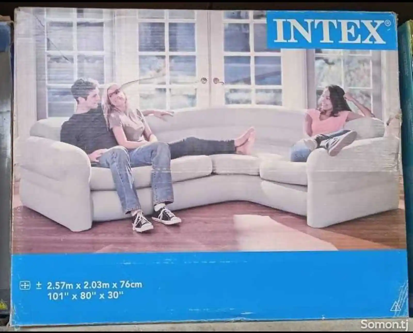 Надувное кресло intex
