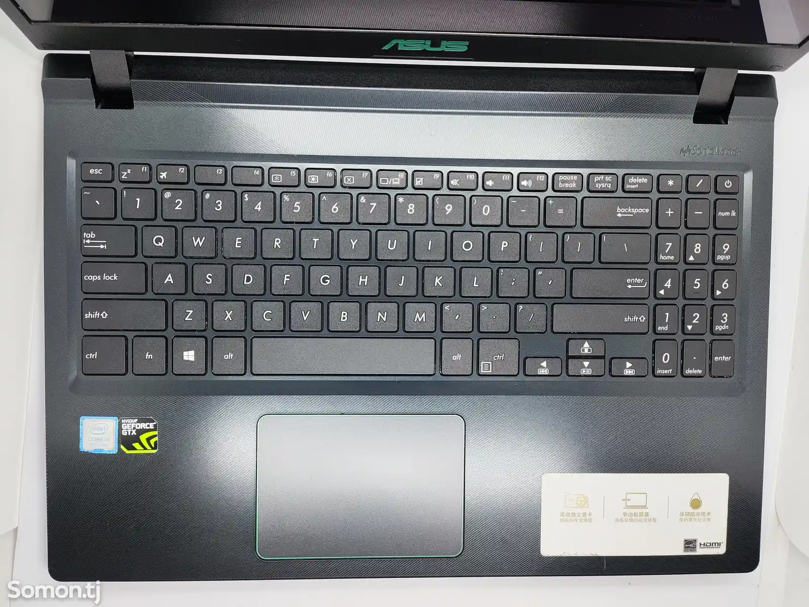 Игровой ноутбук Asus i5-8 /8GB DDR4 /4GB GTX1050/256G SSD/-4